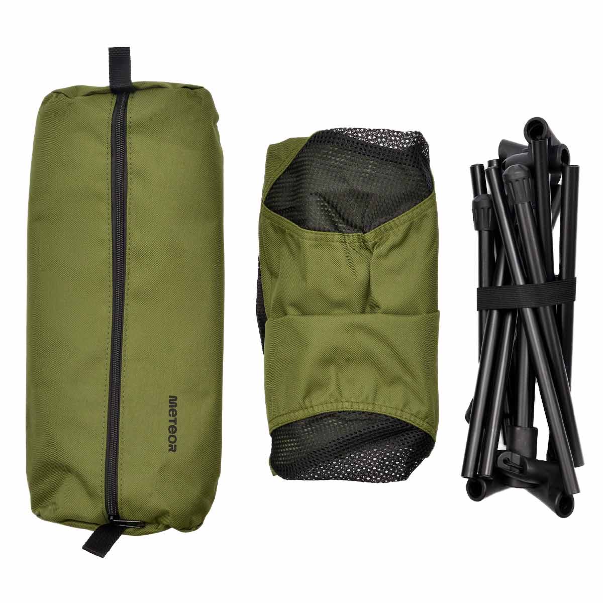 Meteor - Schelp - Klappbarer Campingstuhl - Khaki