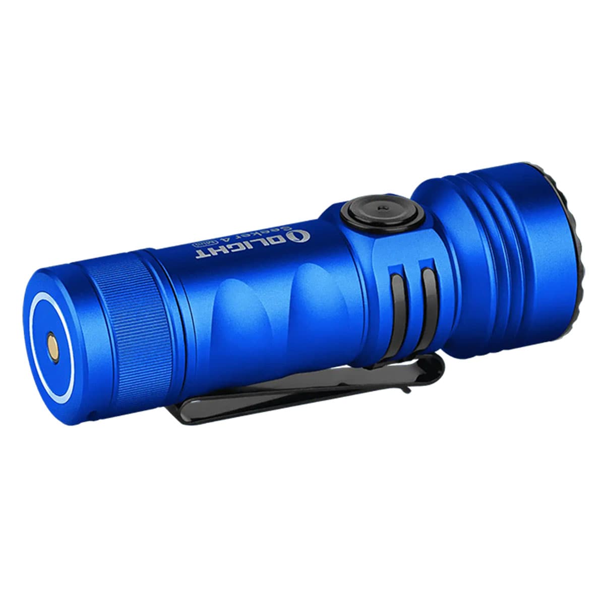 Olight - Seeker 4 Mini Cool White - Taktische Taschenlampe 1200 Lumen - Blue