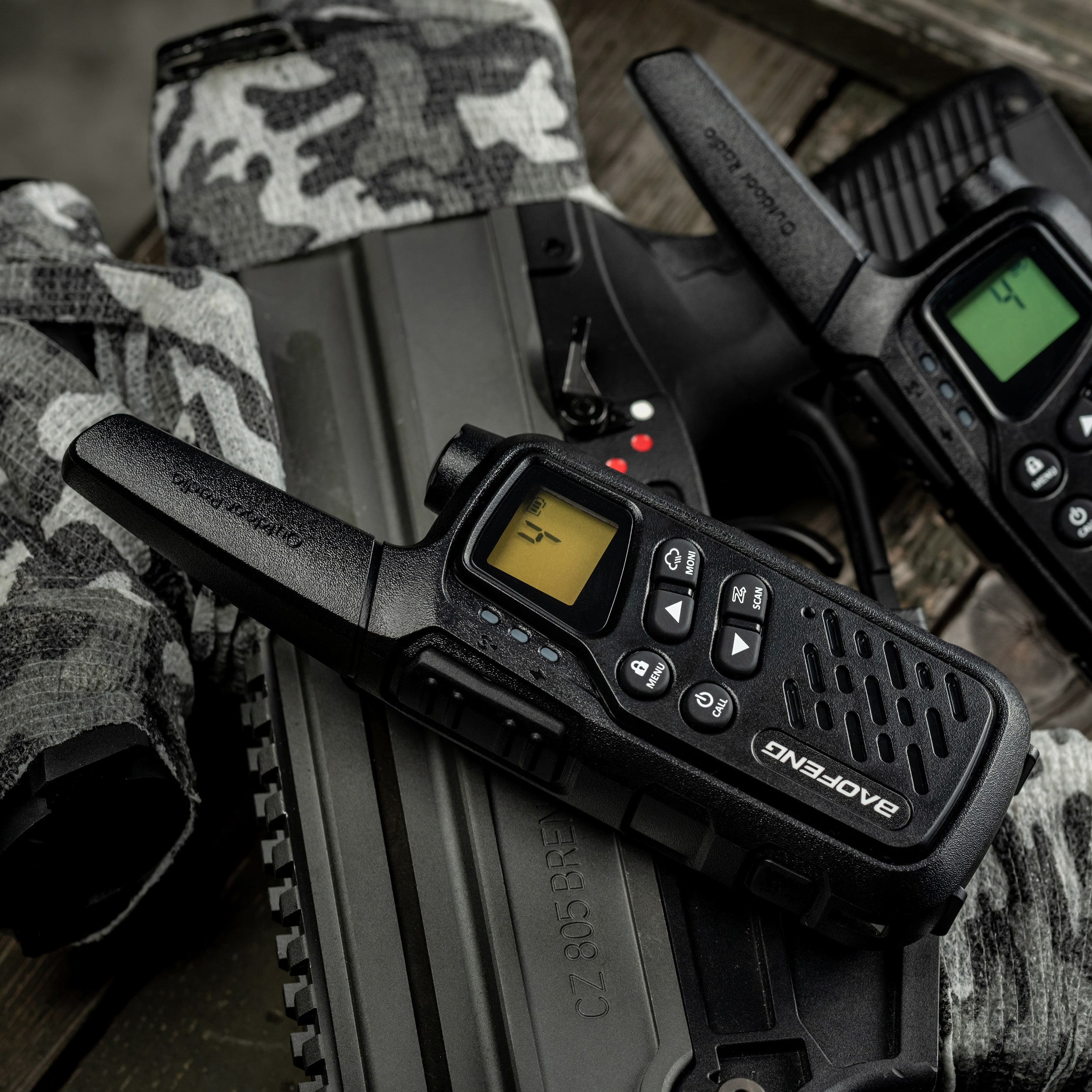 Baofeng - BF-25E PMR-Funkgerät 2 Stk. - Schwarz