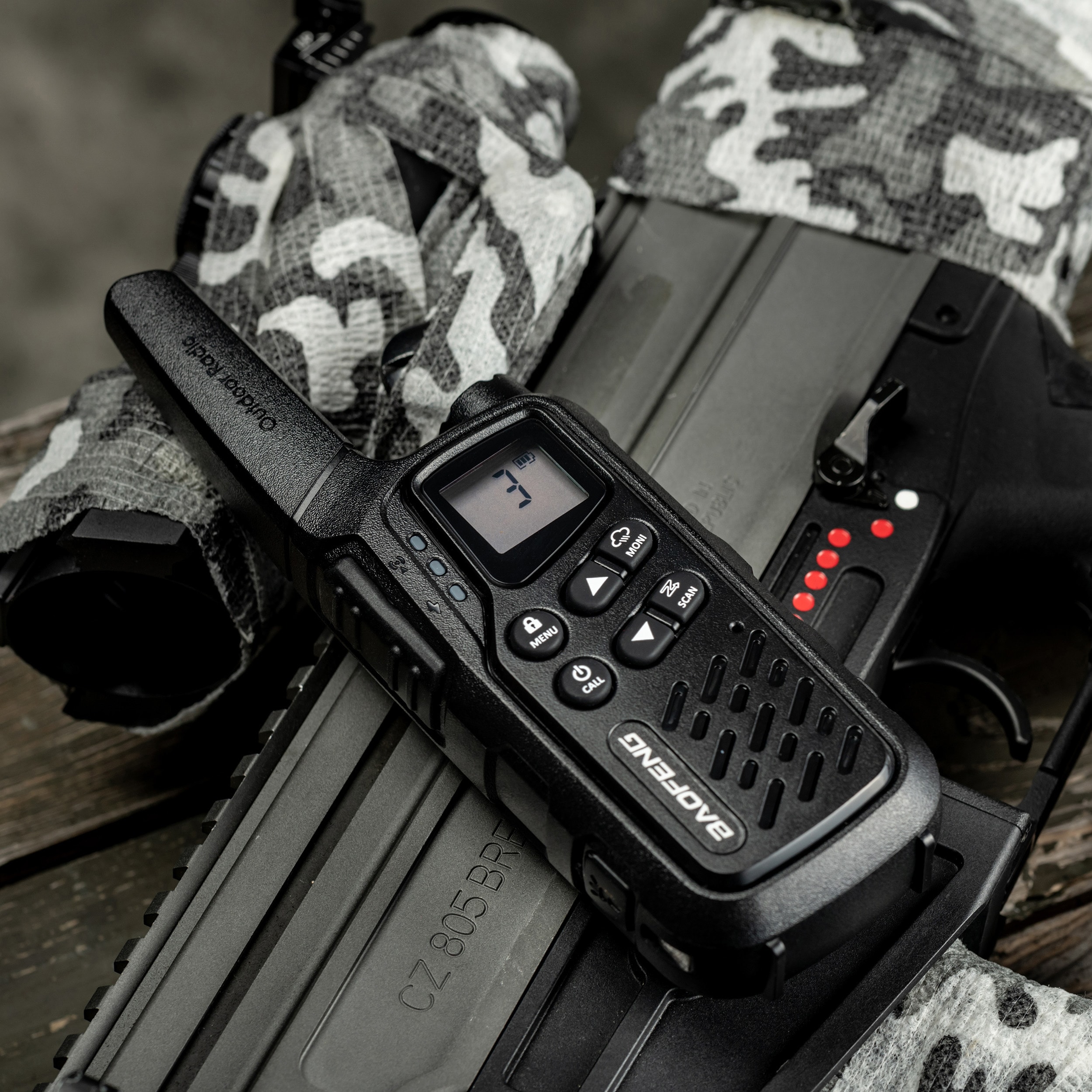 Baofeng - BF-25E PMR-Funkgerät 2 Stk. - Schwarz