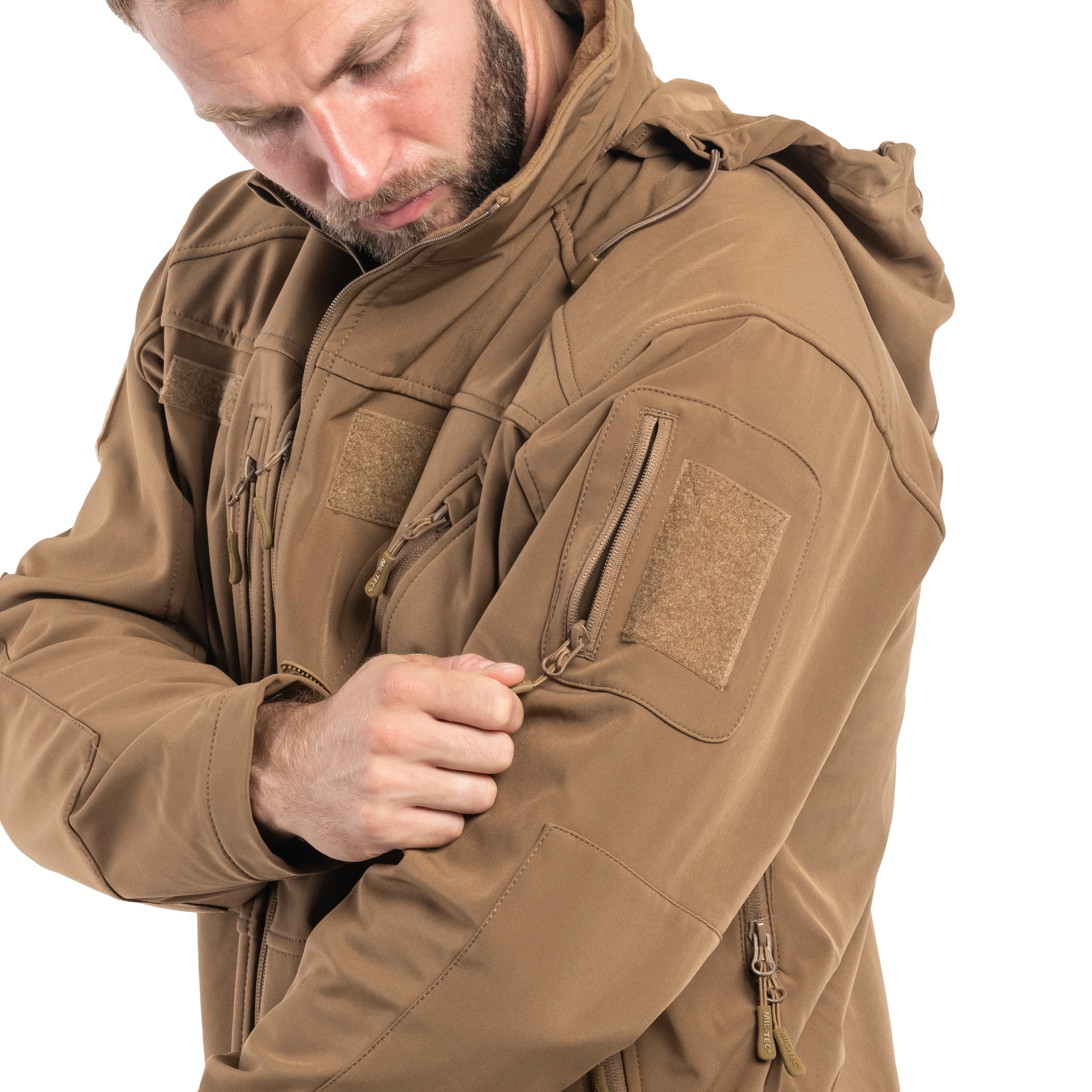 Mil-Tec - SCU 14 - Softshelljacke - Dark Coyote