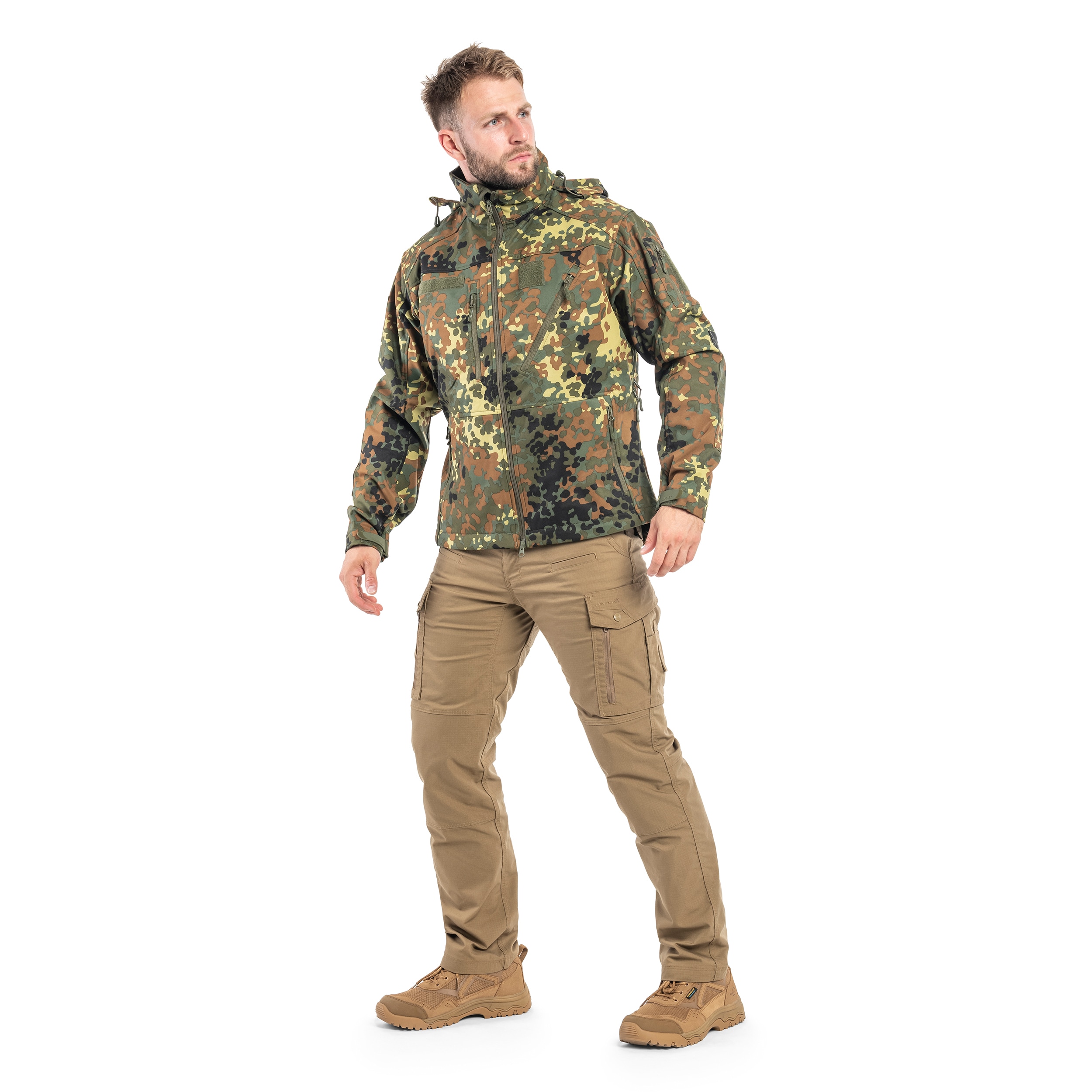 Mil-Tec - SCU 14 - Softshelljacke - Flecktarn