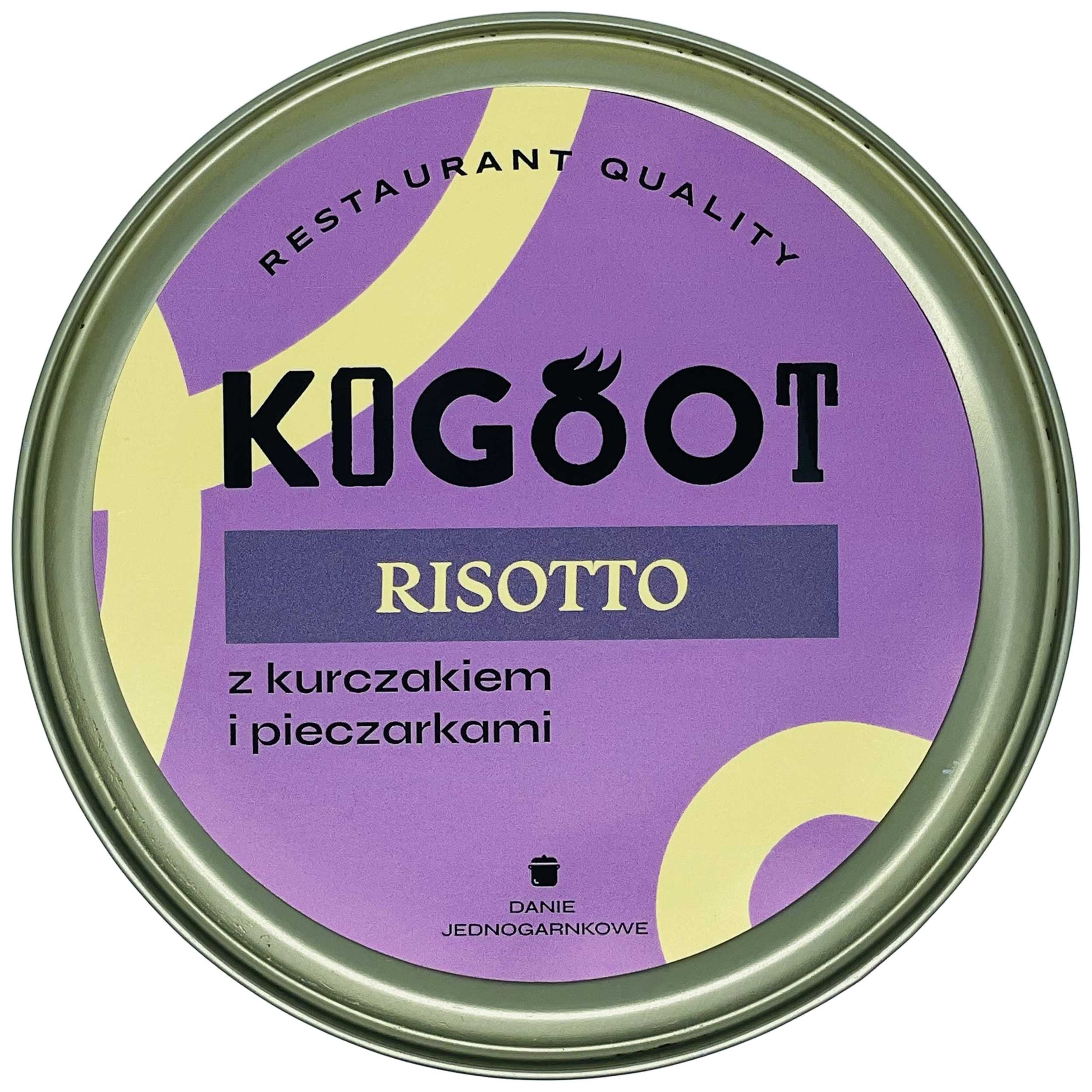 Kogoot -  Konservierte Lebensmittel - Risotto mit Huhn und Champignons 500 g