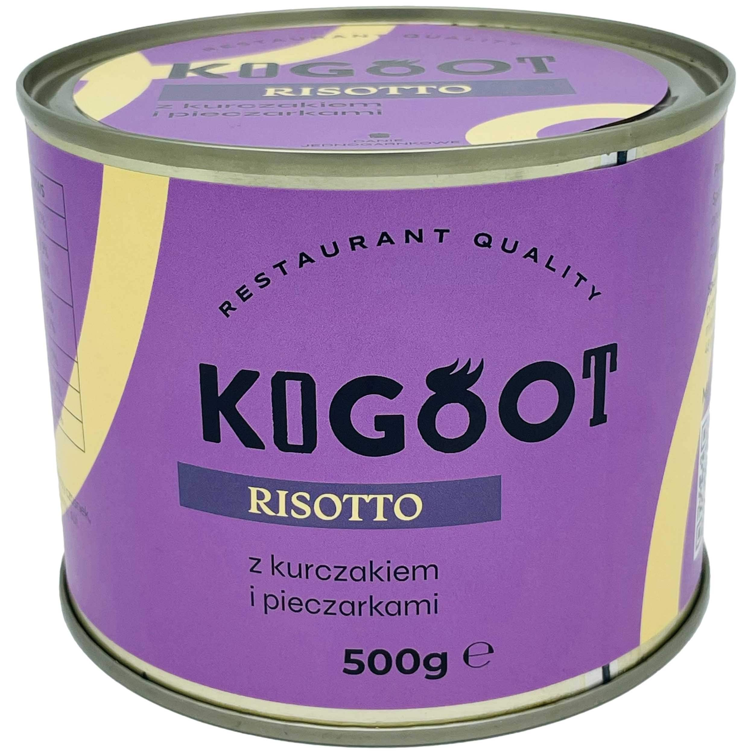 Kogoot -  Konservierte Lebensmittel - Risotto mit Huhn und Champignons 500 g