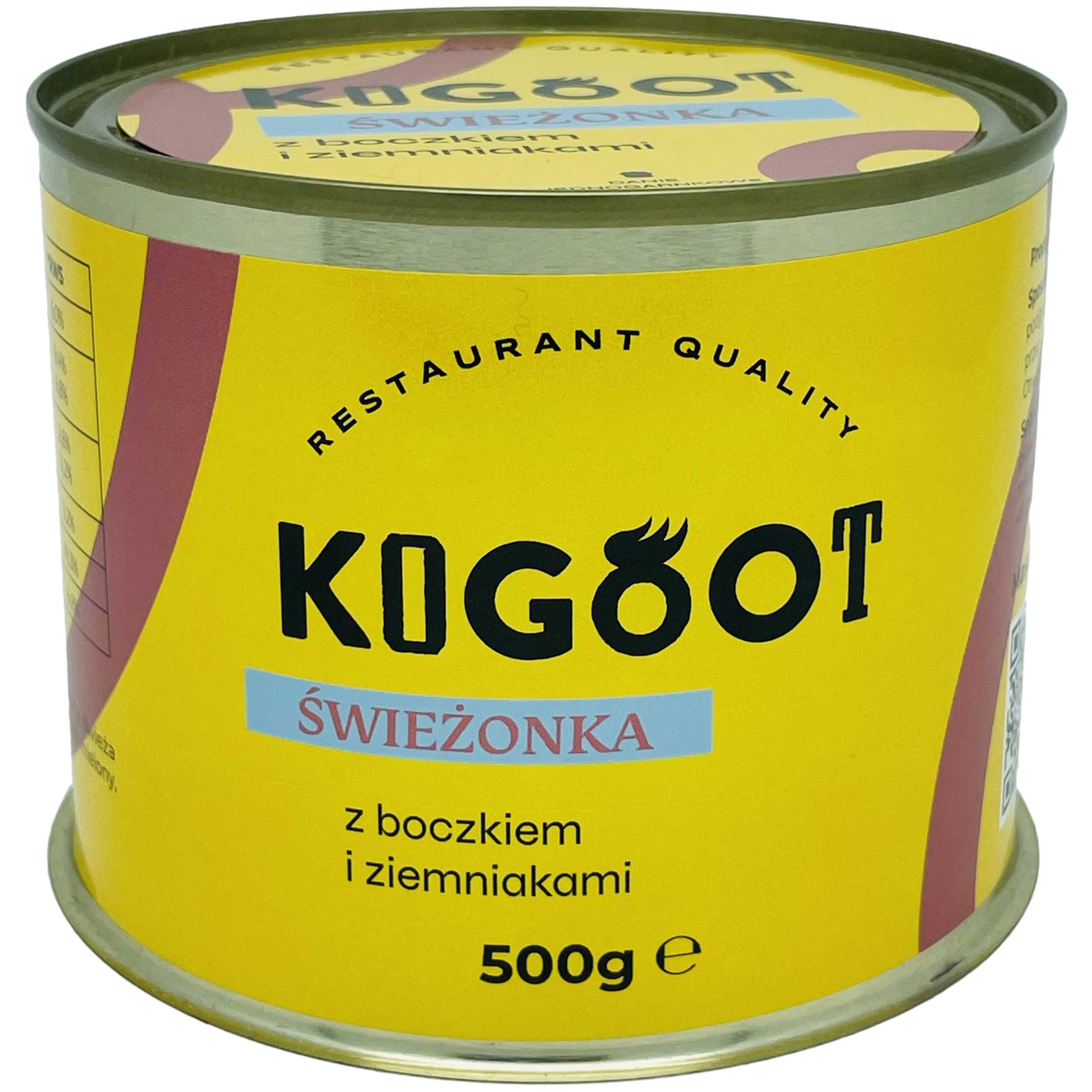 Kogoot - Konservierte Lebensmittel - Suppe aus Kartoffeln und Speck 500 g