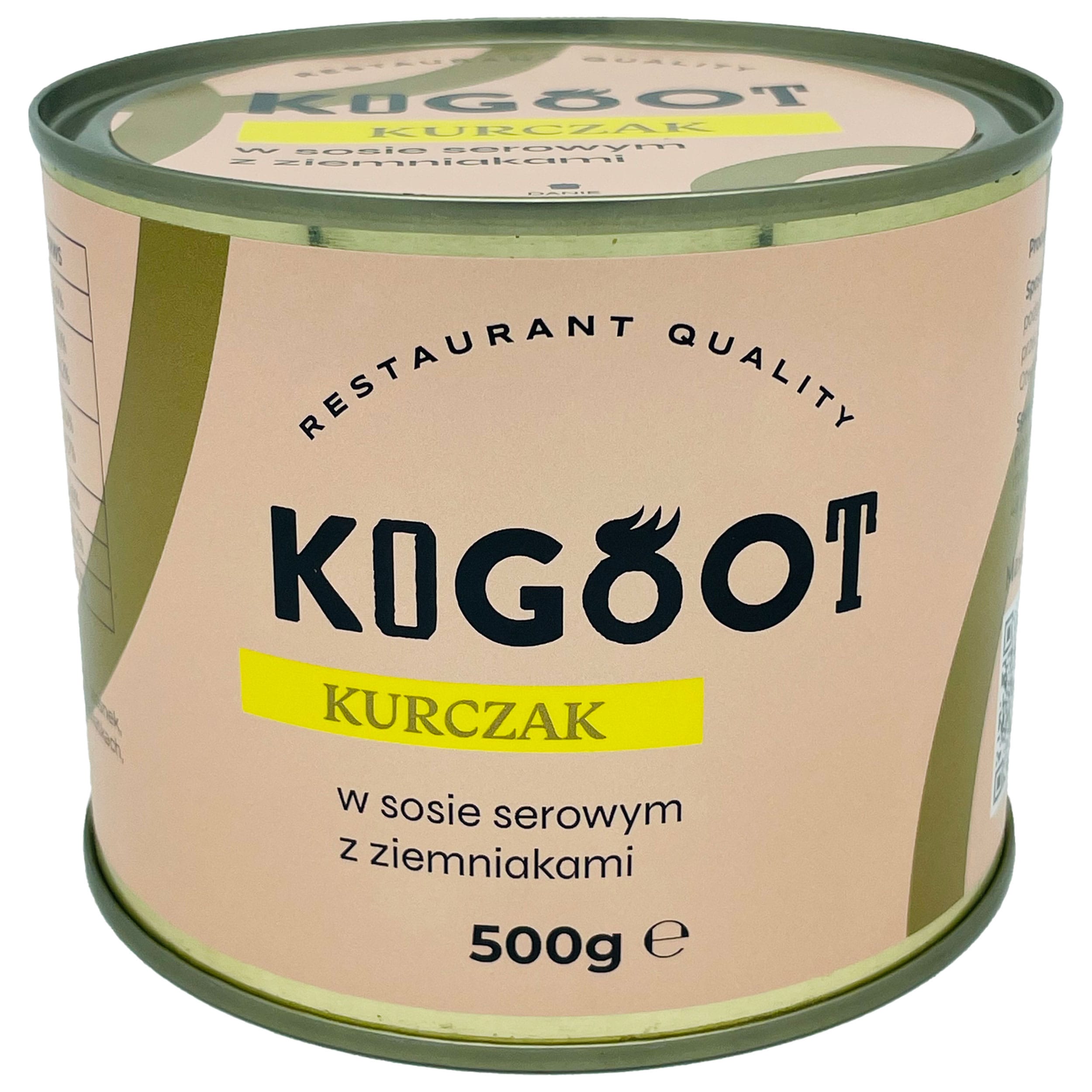 Kogoot -  Konservierte Lebensmittel - Hähnchen in Käsesauce mit Kartoffeln 500 g 