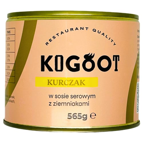 Kogoot -  Konservierte Lebensmittel - Hähnchen in Käsesauce mit Kartoffeln 565 g 