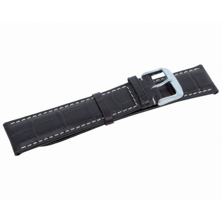 Zeppelin - Leder Uhrenarmbänder - dunkelbraun 22 mm