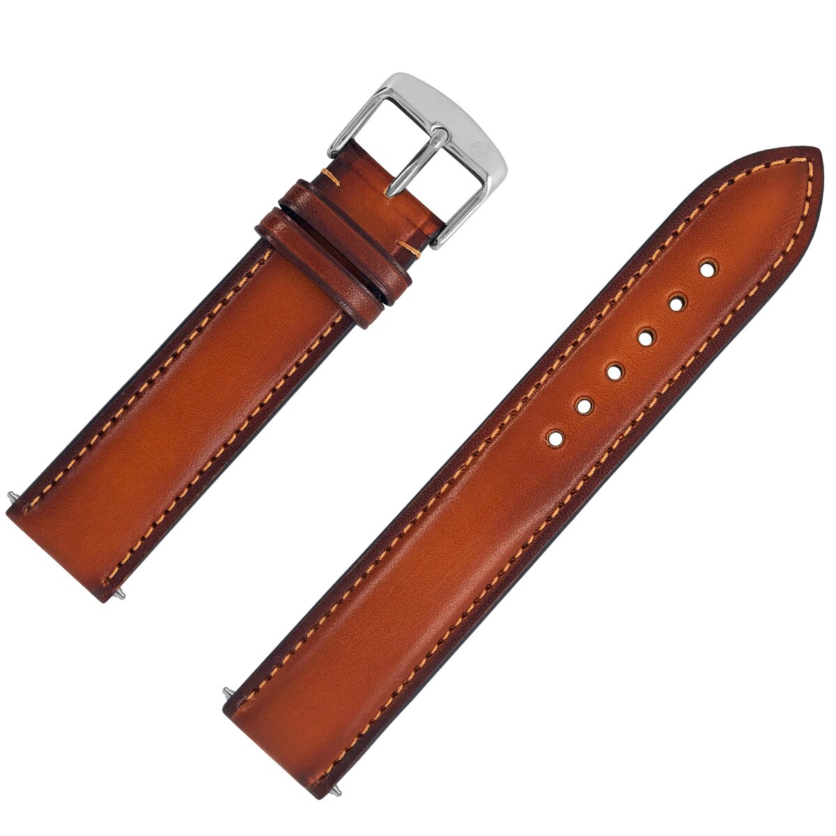 Zeppelin Lederarmband - Cognac 22 mm