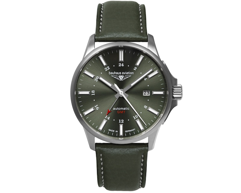 Bauhaus Aviation Automatik Armbanduhr für Herren 2868-4