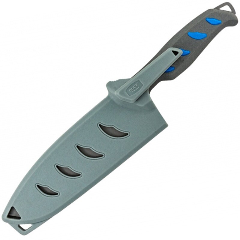 Buck - 150 Hookset 6“ Salt Water Küchenmesser - Blue/Gray