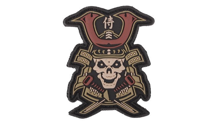 Patch 101 Inc. - Samurai Skull - 3D-Aufnäher - Multicamo