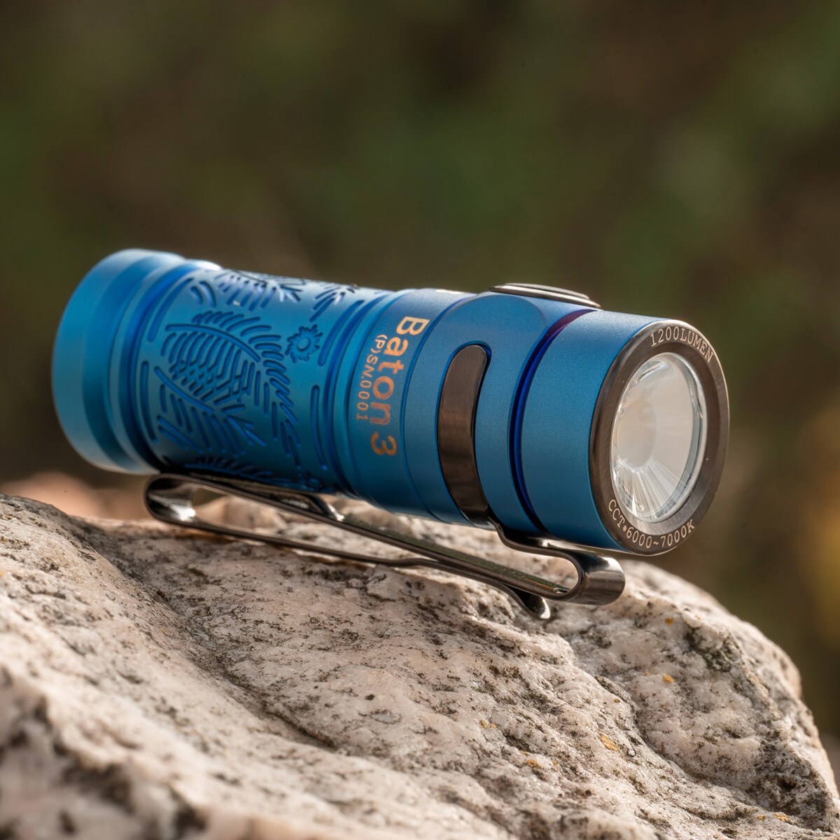 Olight - Baton 3 Limited Premium Edition Summer - Akku-Taschenlampe - 1200 Lumen