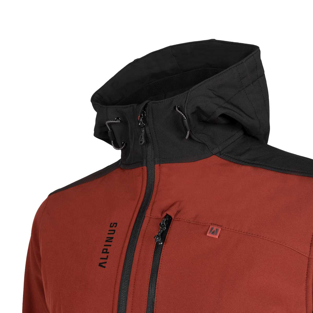 Alpinus - Softshell Aso - Jacke - Rot-Schwarz