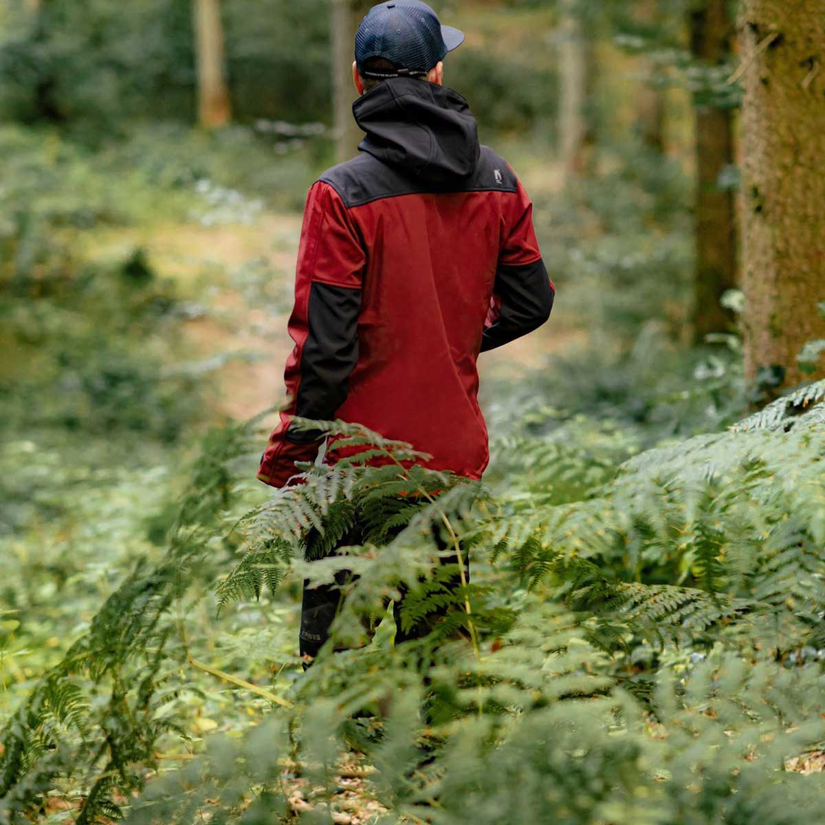 Alpinus - Softshell Aso - Jacke - Rot-Schwarz