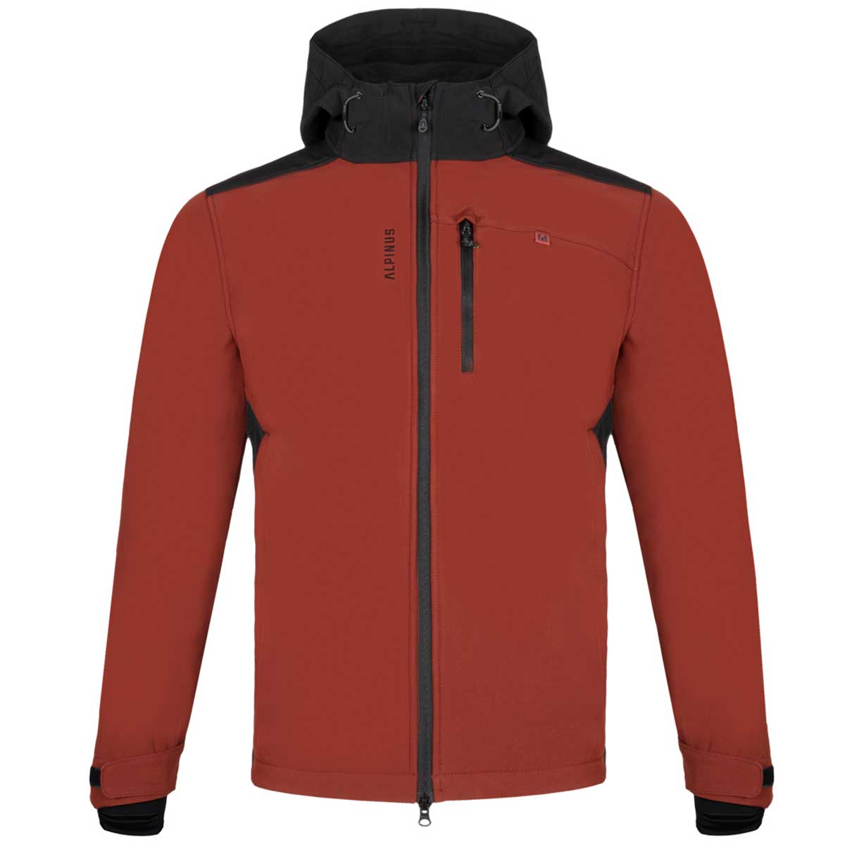 Alpinus - Softshell Aso - Jacke - Rot-Schwarz