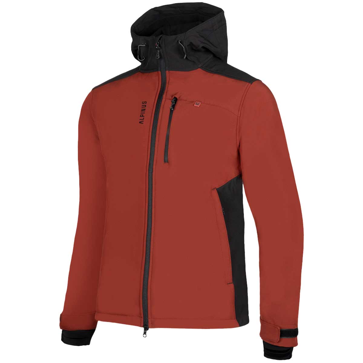 Alpinus - Softshell Aso - Jacke - Rot-Schwarz