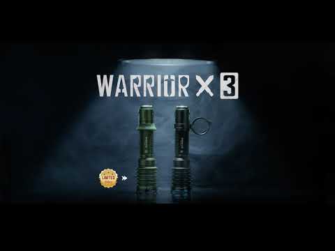 Olight - Warrior X 3 - Taktische Taschenlampe - 2500 Lumen