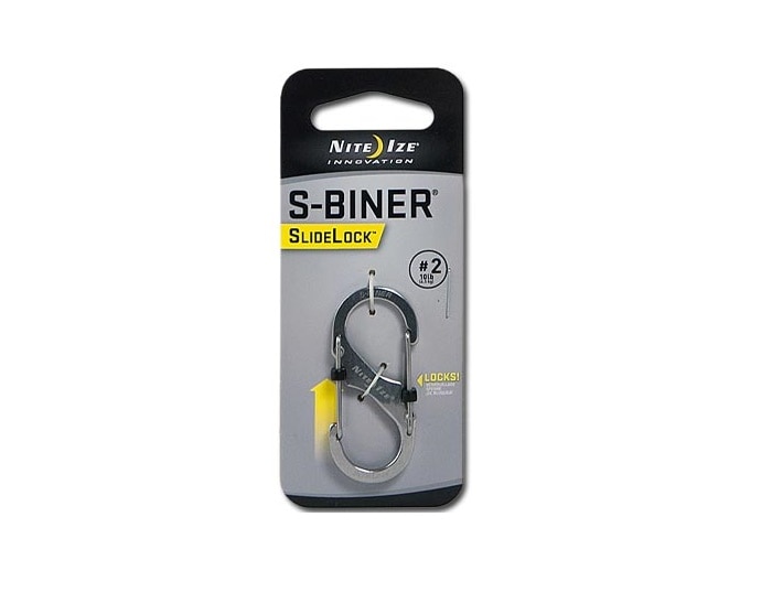 Nite Ize - S-Biner 2 SlideLock Steel - Karabinerhaken