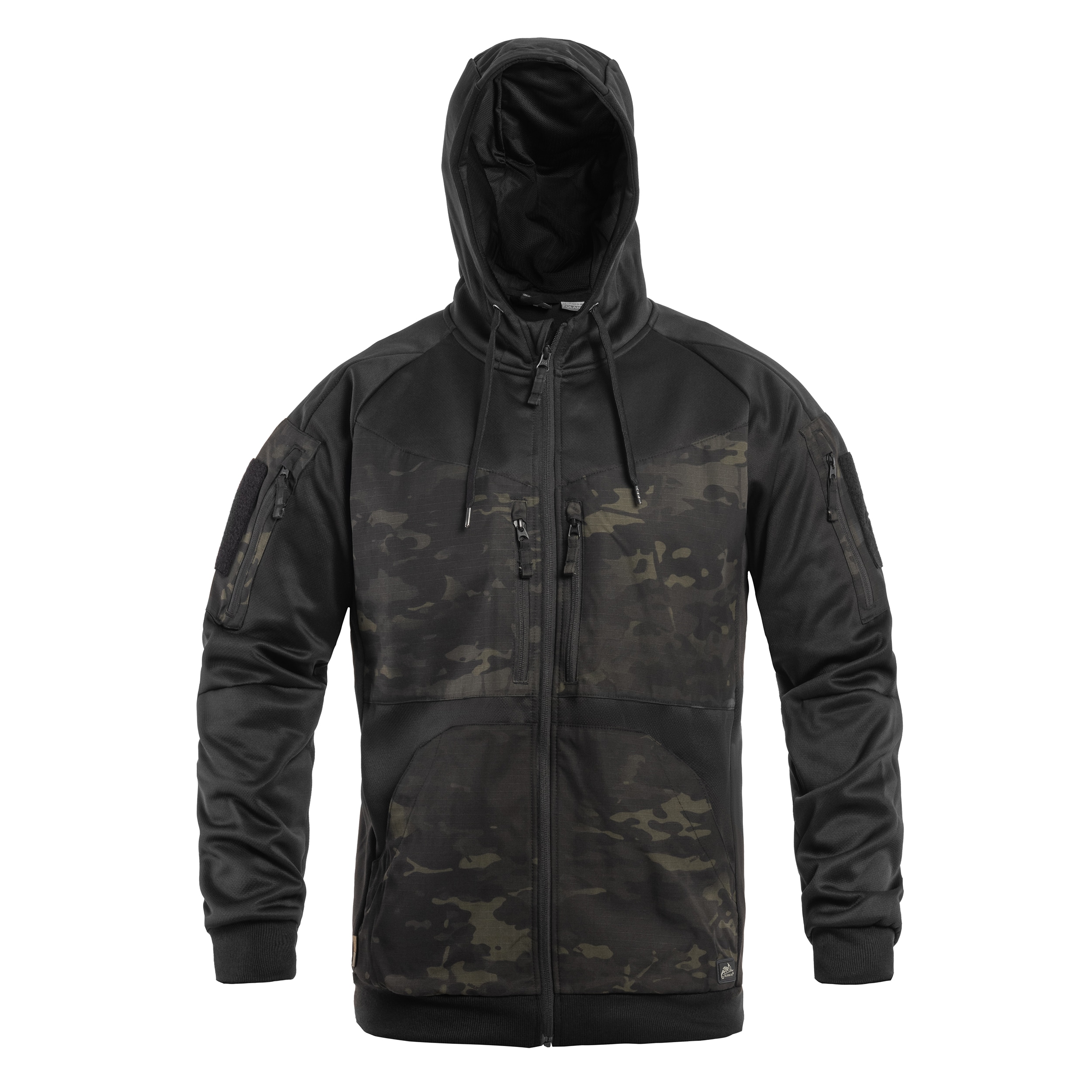 Helikon - Rogue Hoodie (Fullzip) Sweatshirt - Black/Multicam Black 