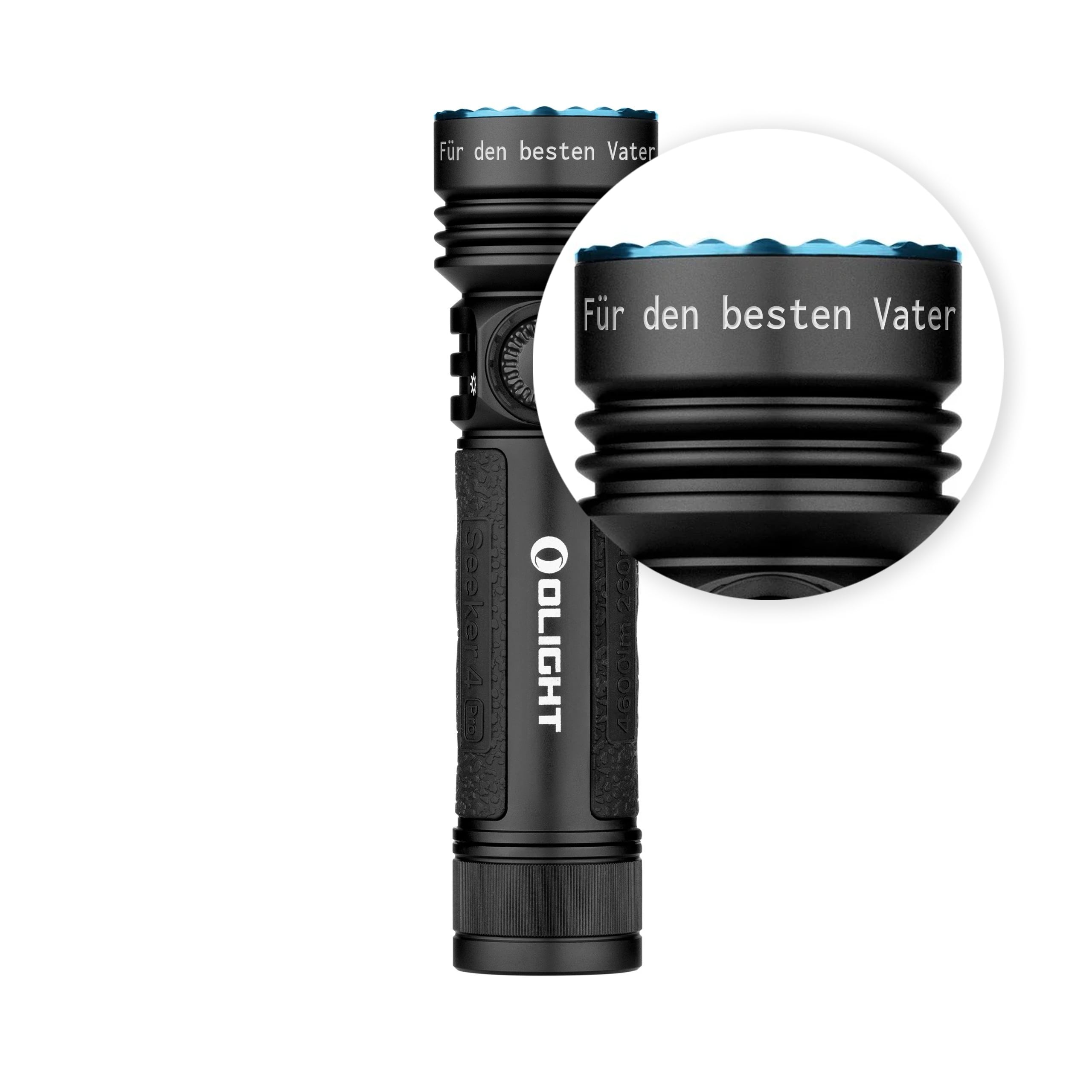 Olight - Seeker 4 Pro CW - Taktische Such-Taschenlampe - Matte Black 4600 Lumen