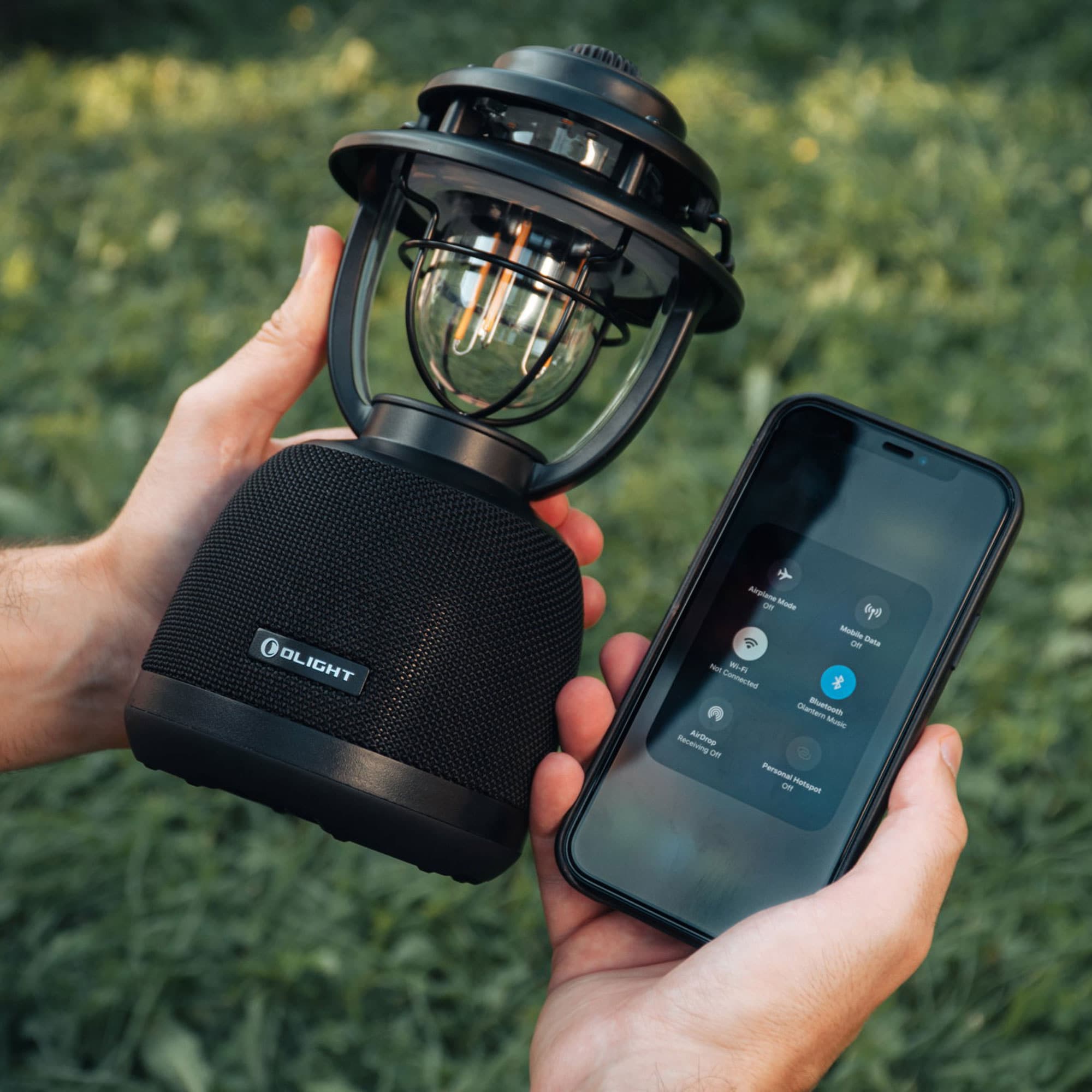 Olight - Olantern Music Black - Lampe mit Lautsprecher - 300 Lumen