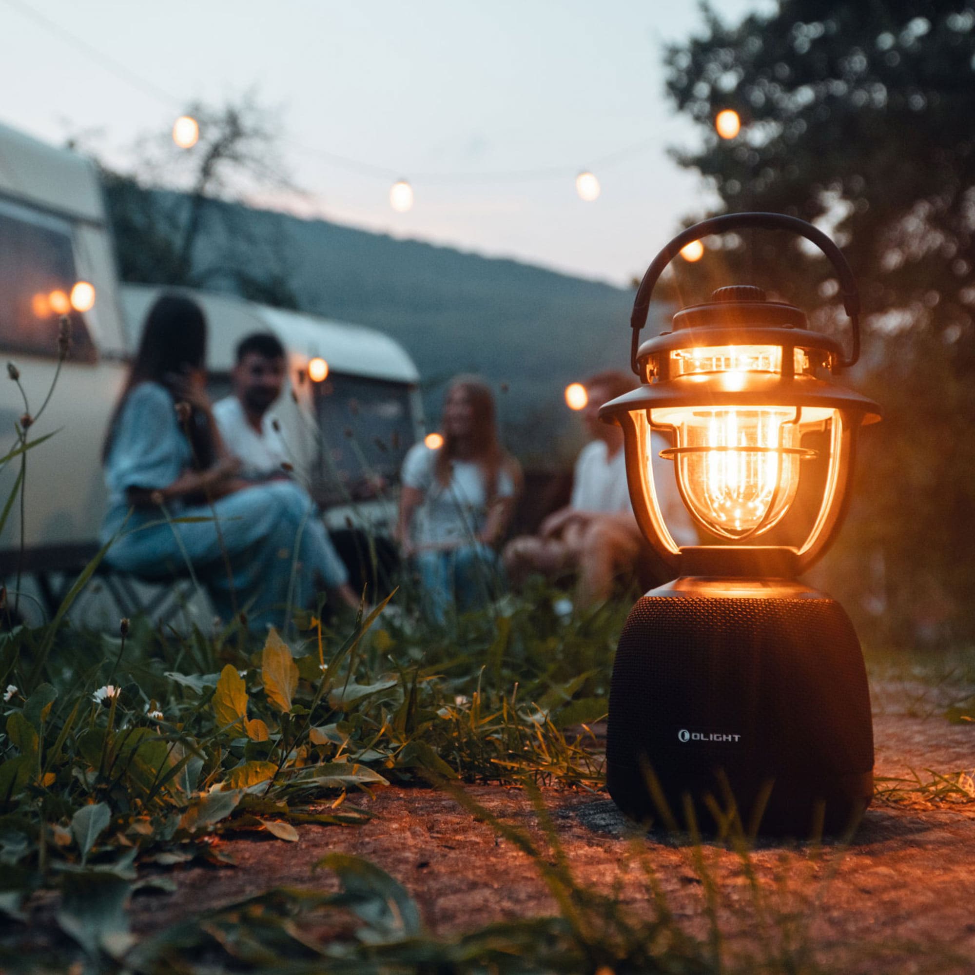 Olight - Olantern Music Black - Lampe mit Lautsprecher - 300 Lumen