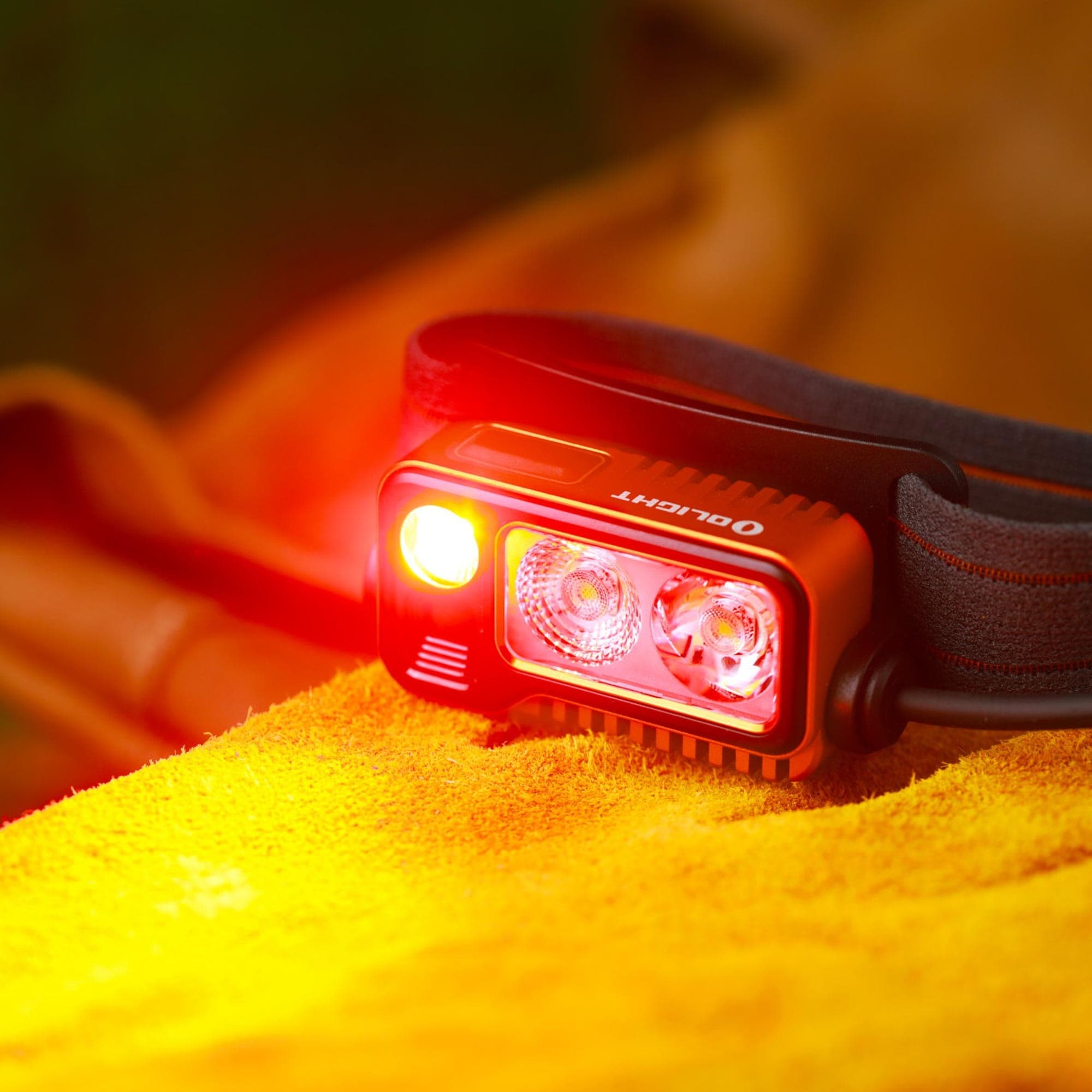 Olight - Array 2 Pro - Stirnlampe - Orange - 1500 Lumen