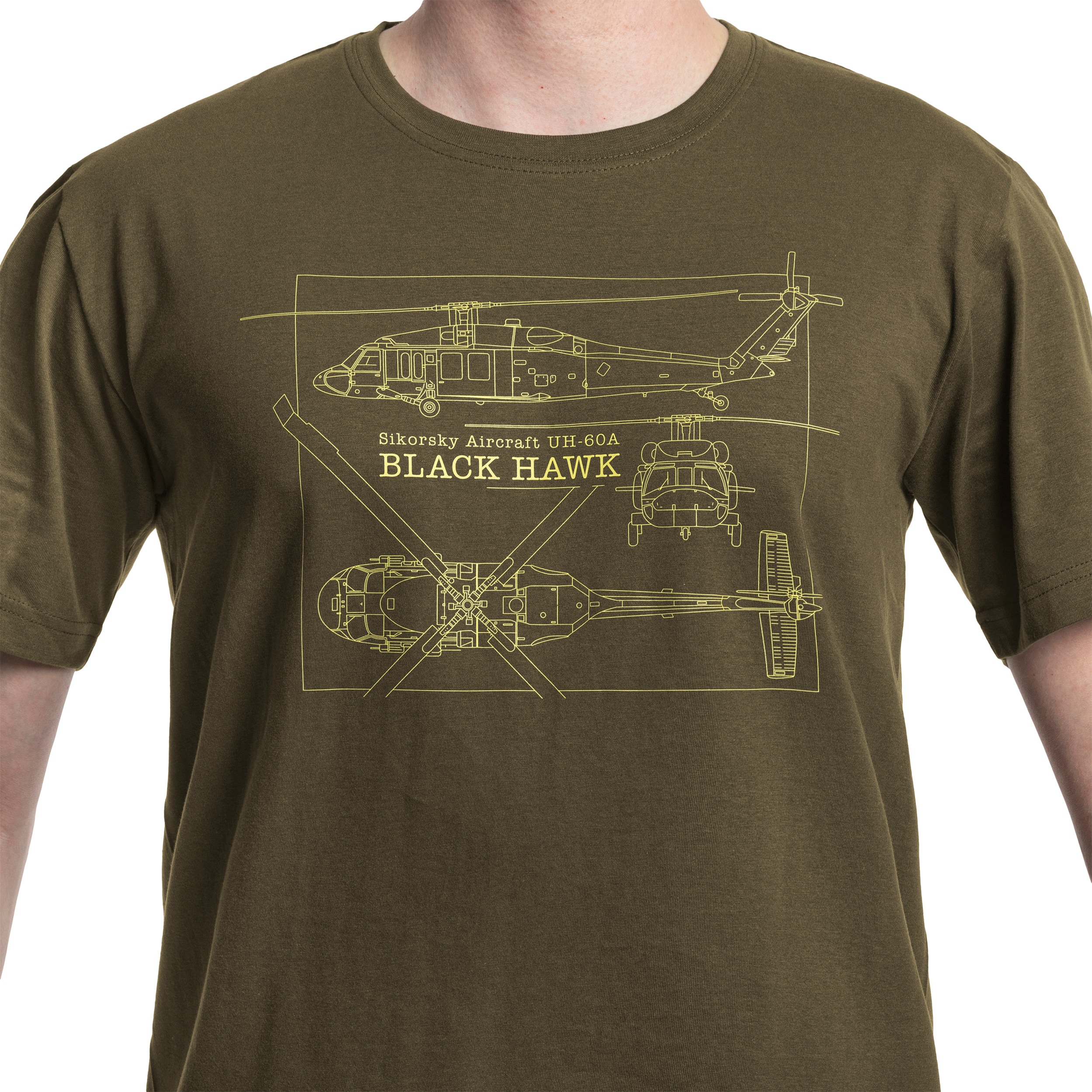 UH-60A - Black Hawk T-Shirt - Olive