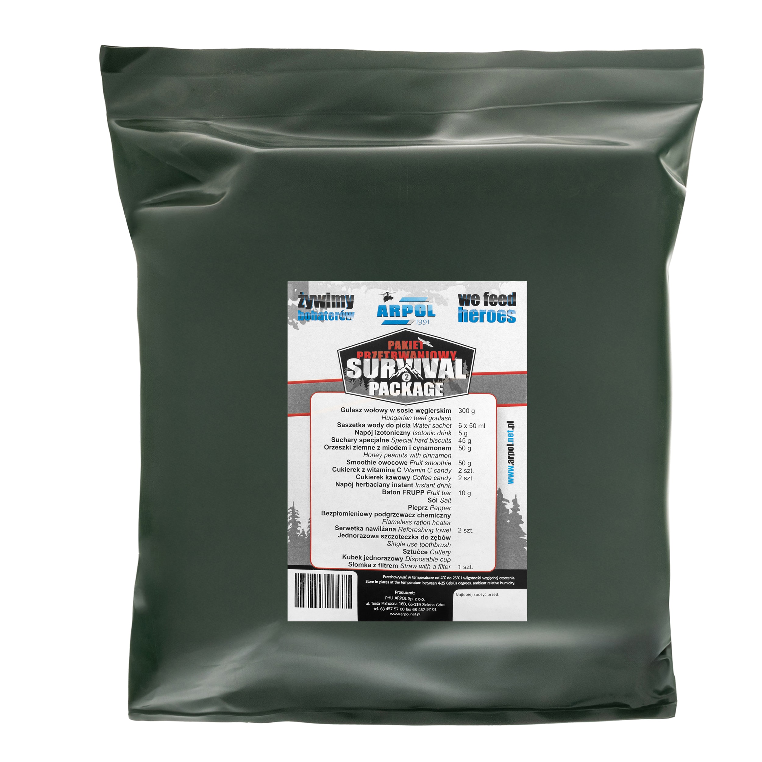 Survival Lebensmittelration Nr. 2 - Ungarischer Gulasch