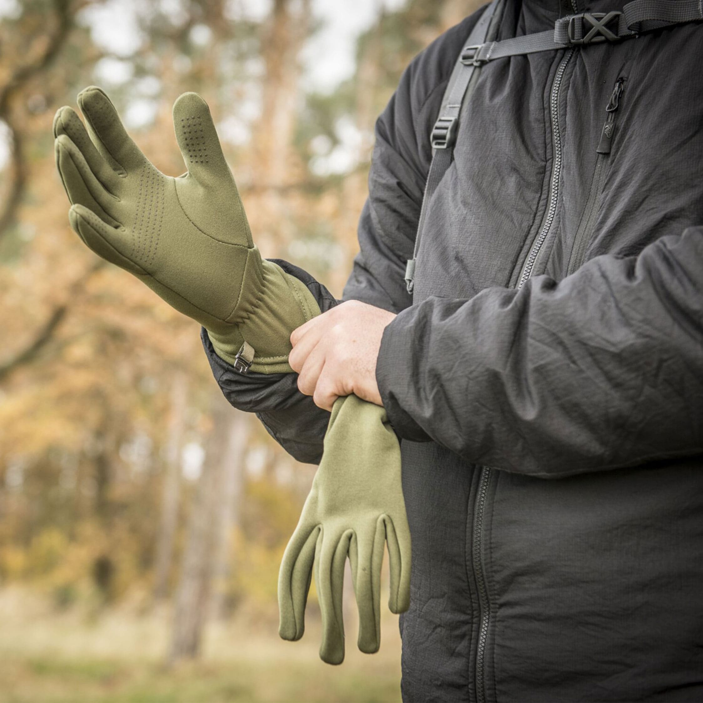 Helikon - Trekker Outback Gloves - Wanderhandschuhe - Olive Green