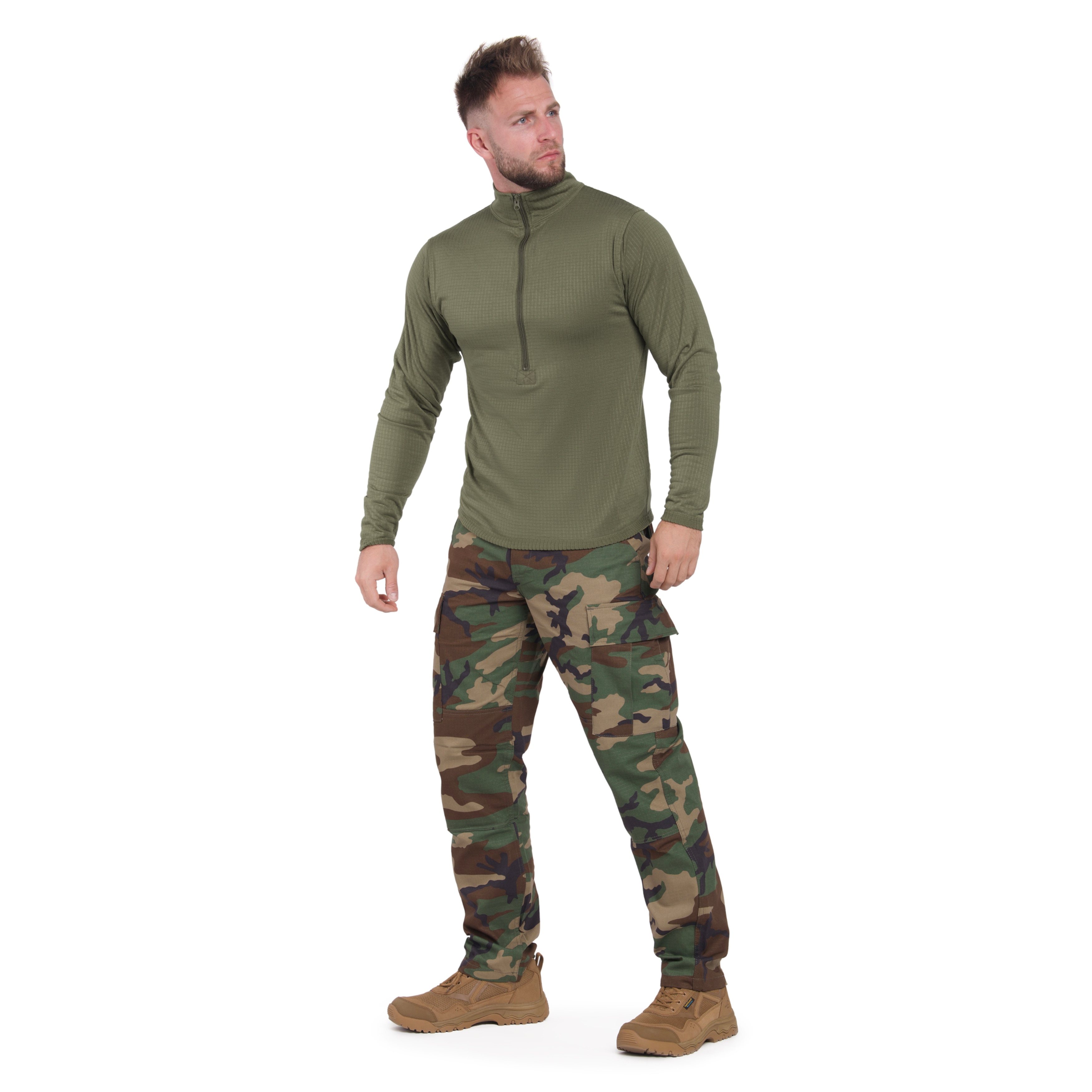 MFH - US Level II GEN III - Langarm-Thermo-Shirt - Olive