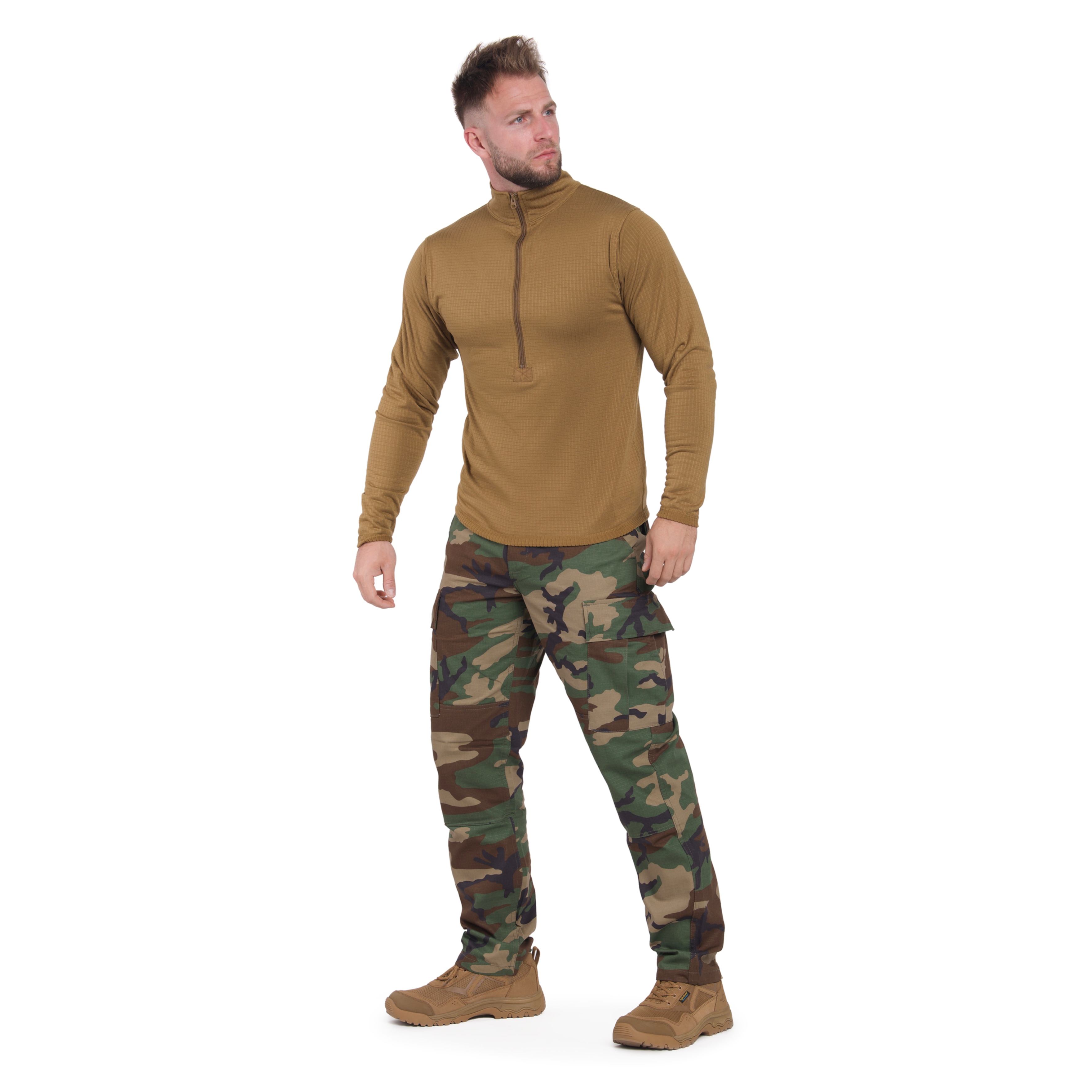 MFH - US Level II GEN III - Langarm-Thermo-Shirt - Coyote