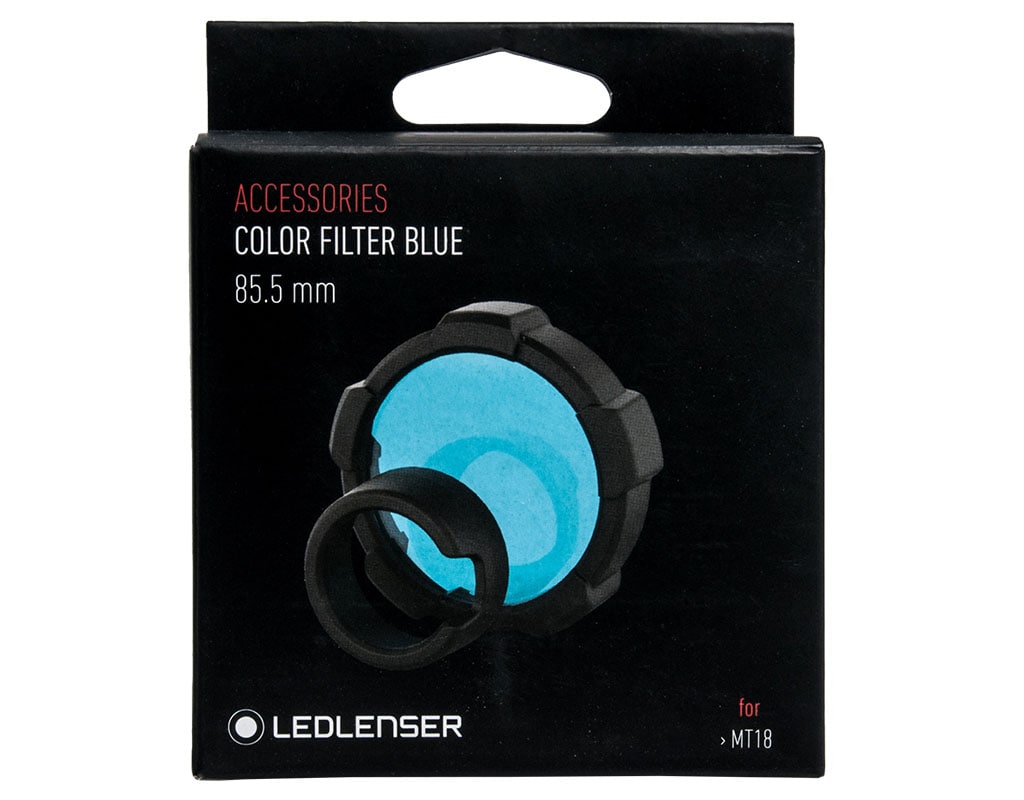 Farbfilter für Ledlenser MT18 Taschenlampe - blau