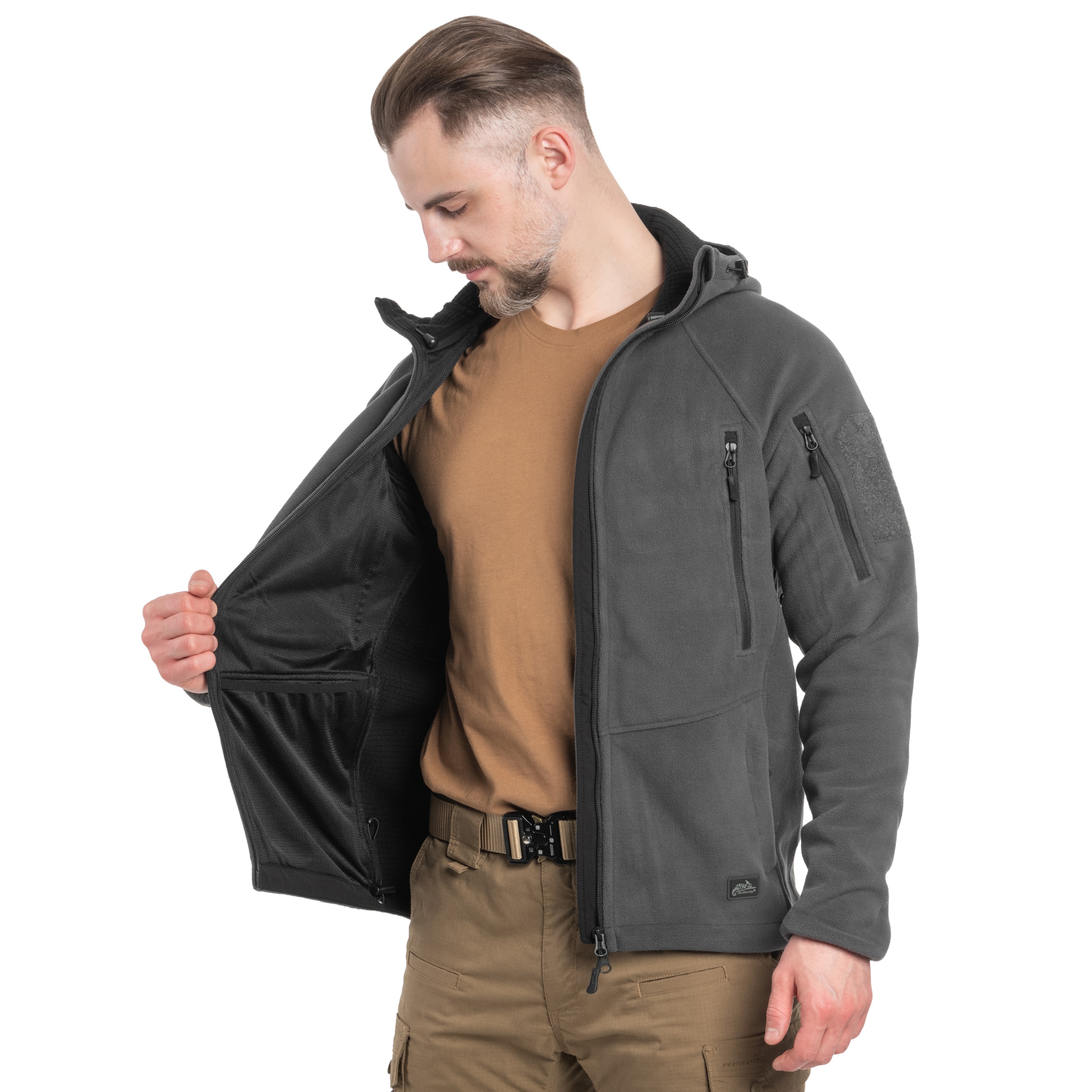 Helikon-Tex - Patriot Mk2 Hybrid Fleece - Fleecejacke - Shadow Grey/Black