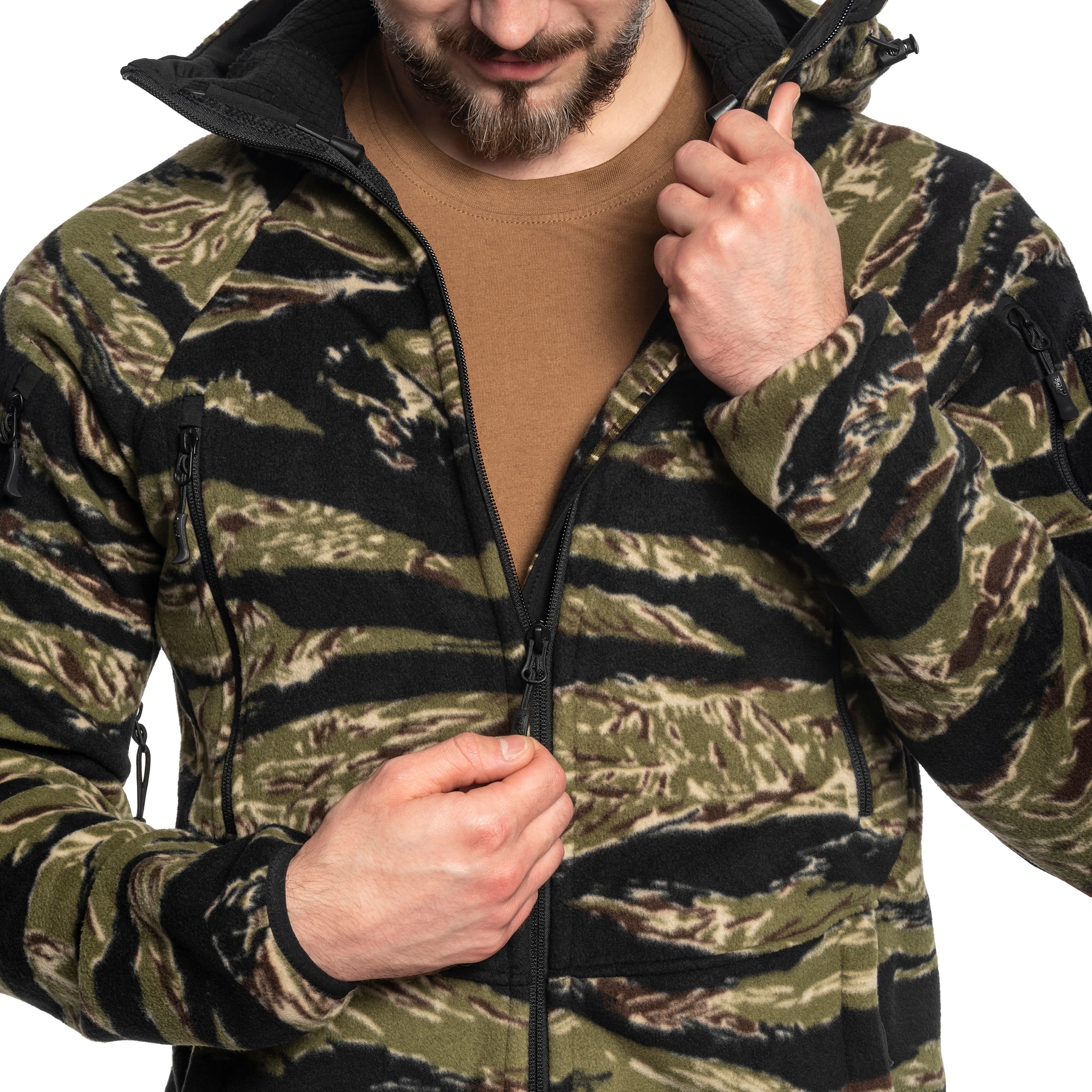 Helikon - Patriot Mk2 Hybrid Fleece - Fleecejacke - Tiger Stripe