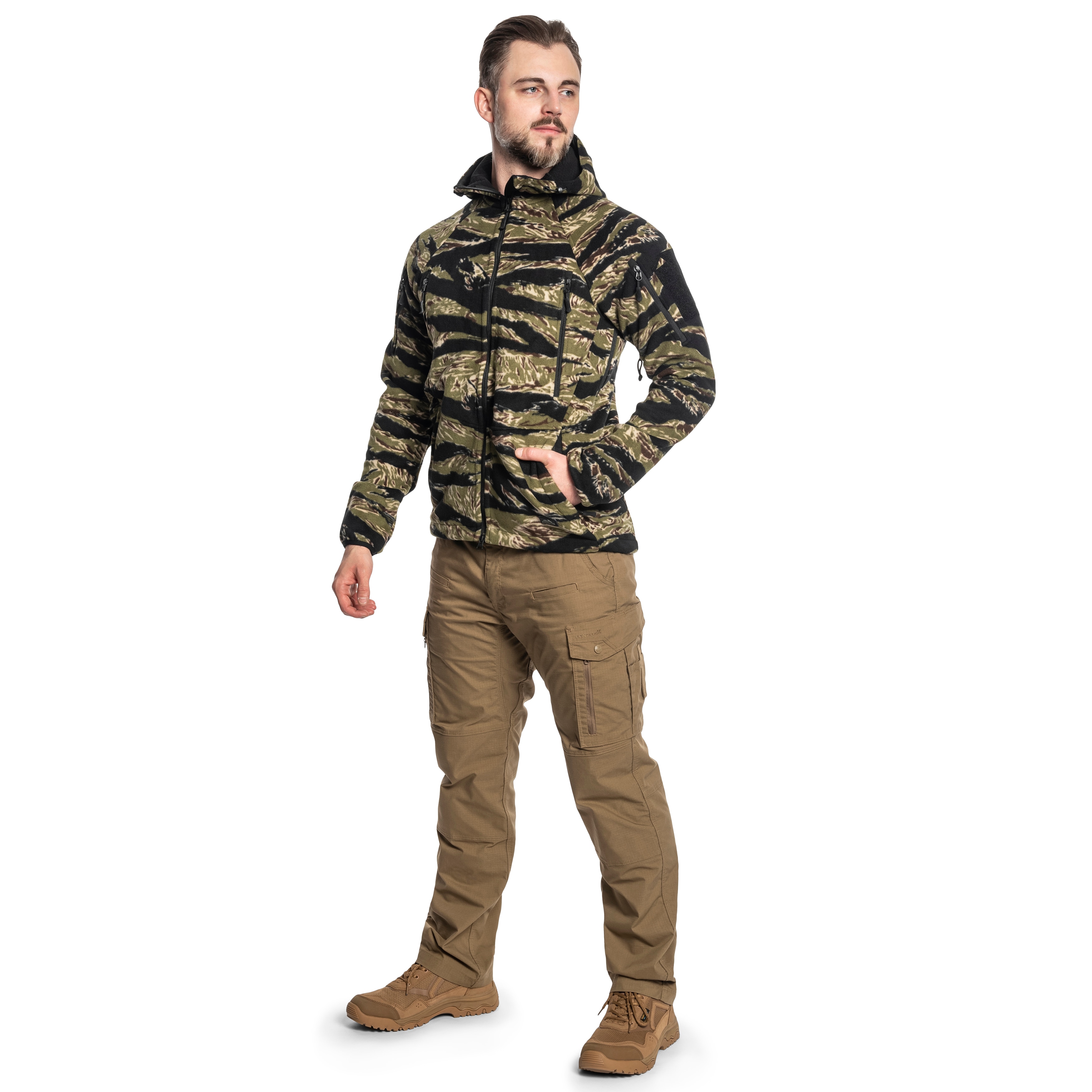 Helikon - Patriot Mk2 Hybrid Fleece - Fleecejacke - Tiger Stripe