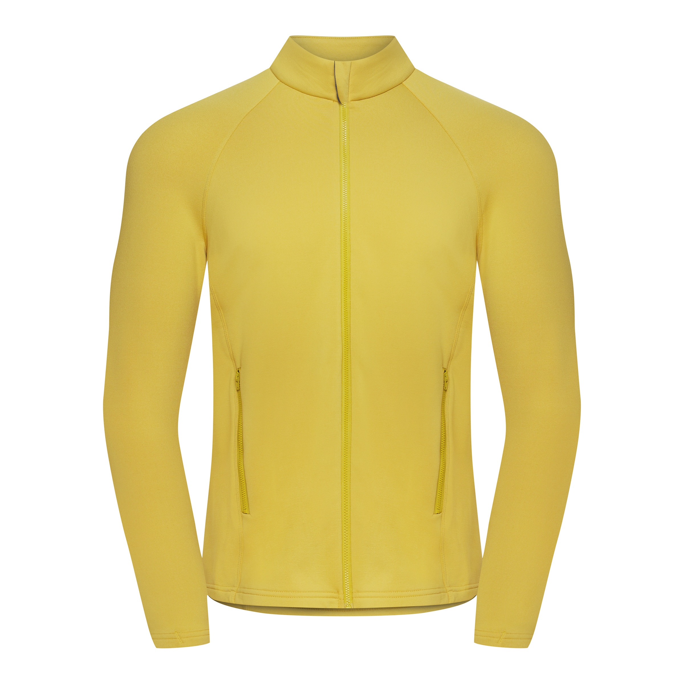 Fjord Nansen - VIK Full ZIP - Sweatshirt - Amber Yellow