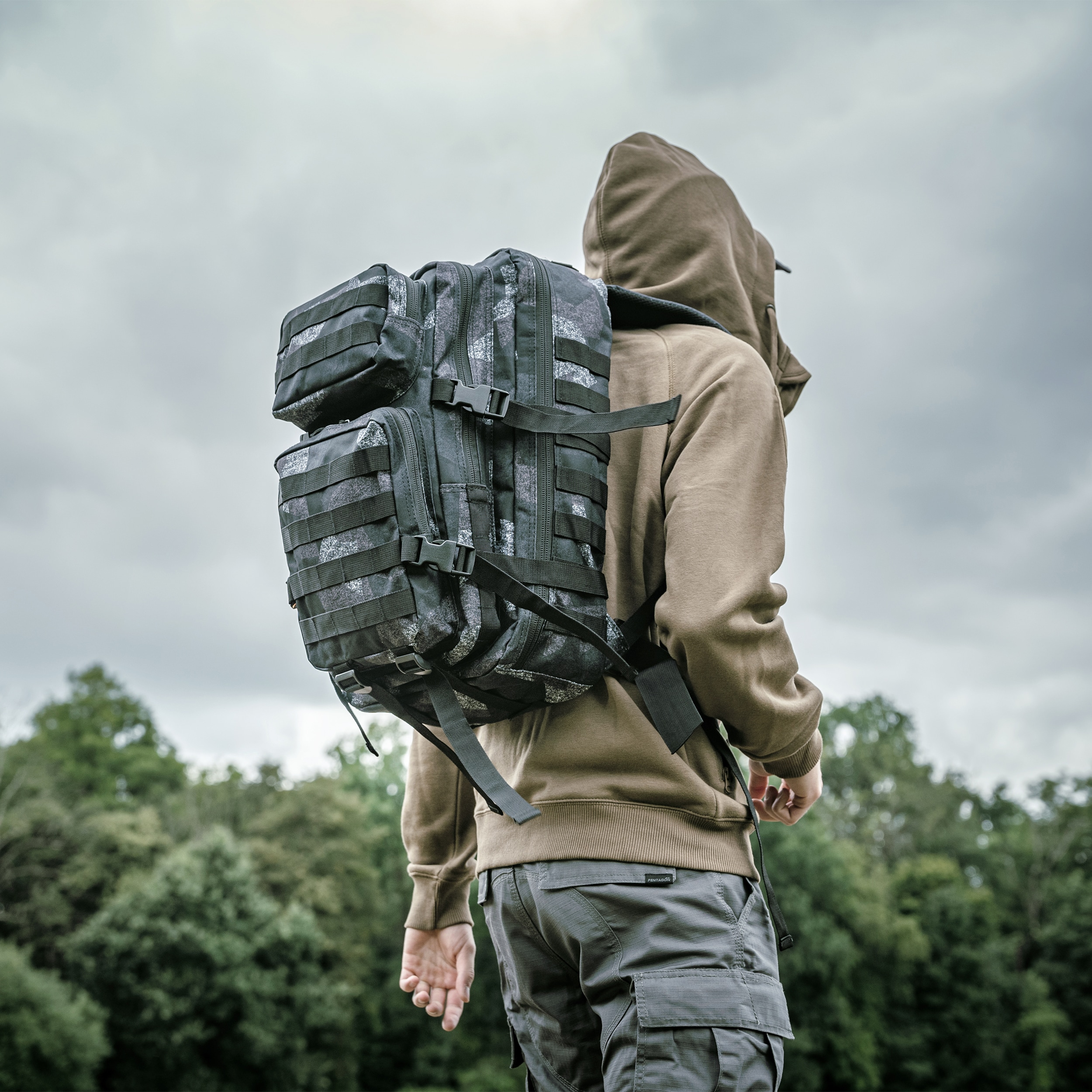 Brandit - US Cooper - Rucksack 40 l - Night Camo