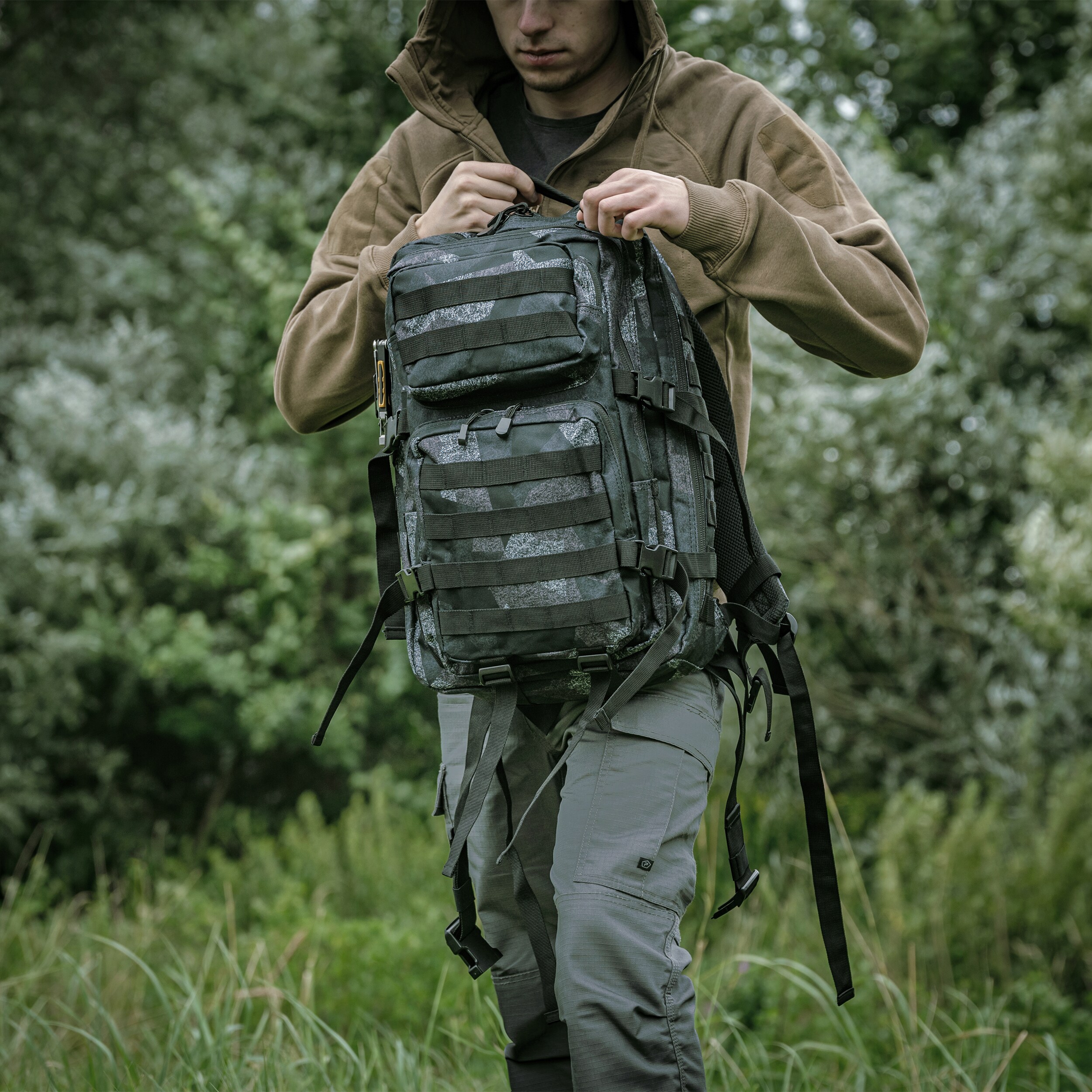 Brandit - US Cooper - Rucksack 40 l - Night Camo