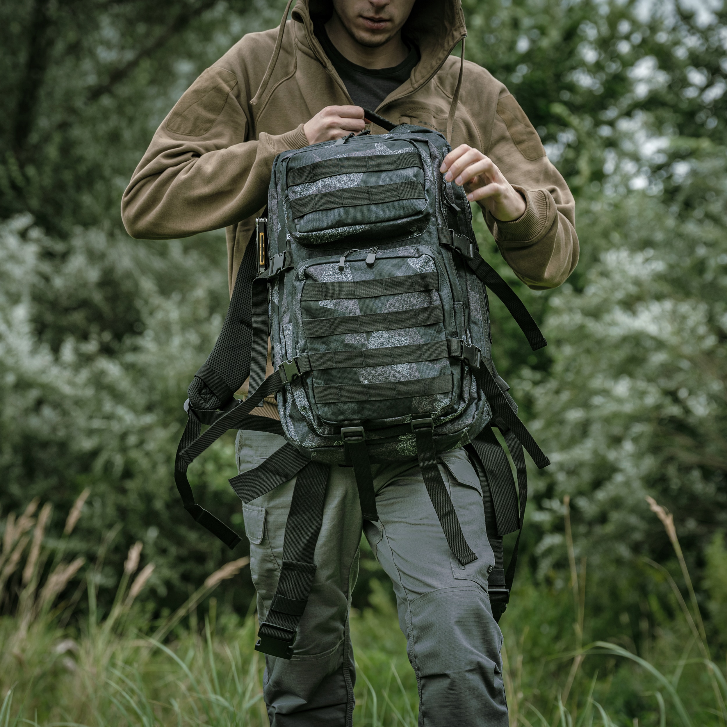 Brandit - US Cooper - Rucksack 40 l - Night Camo