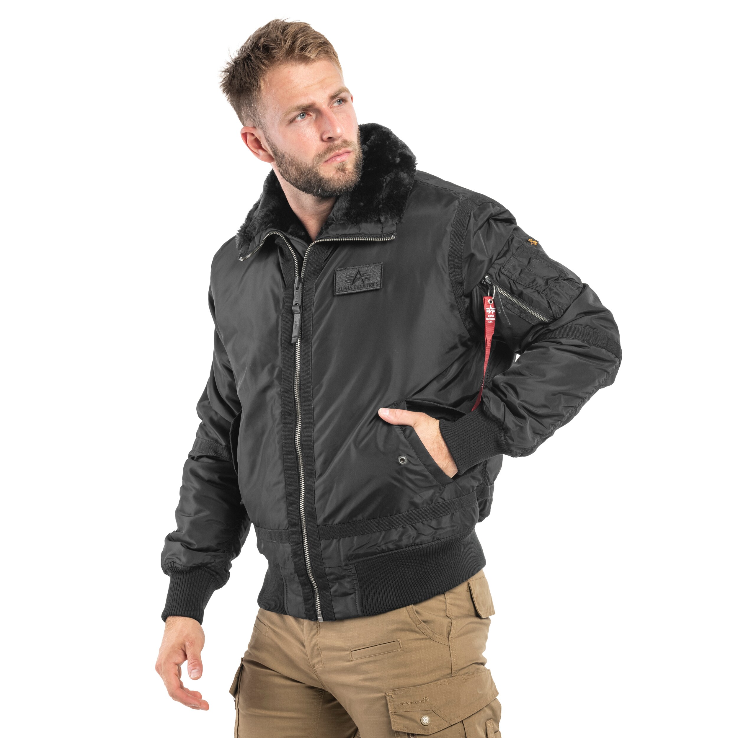 Alpha - Industries B15-3 TT - Jacke - Black