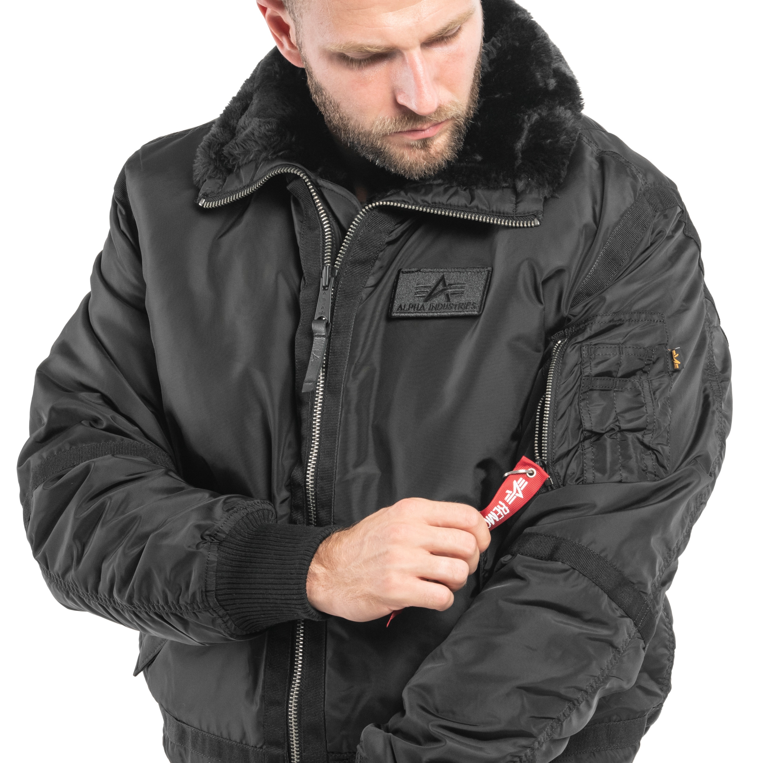 Alpha - Industries B15-3 TT - Jacke - Black