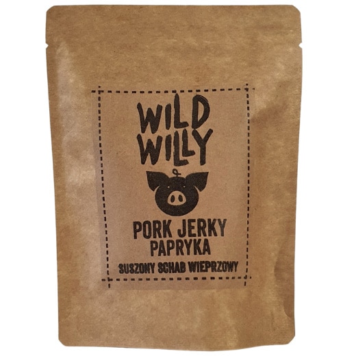 Wild Willy - Beef Jerky Pepper - Getrocknetes Schweinefleisch 30 g