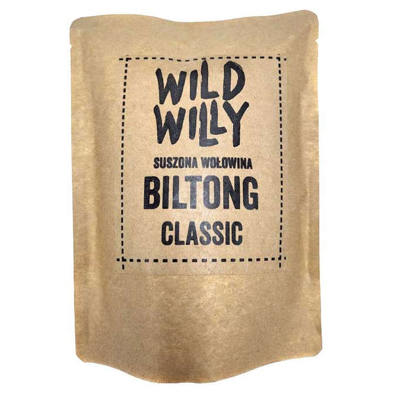 Wild Willy - Biltong klassischer Geschmack - Getrocknetes Rindfleisch 40 g