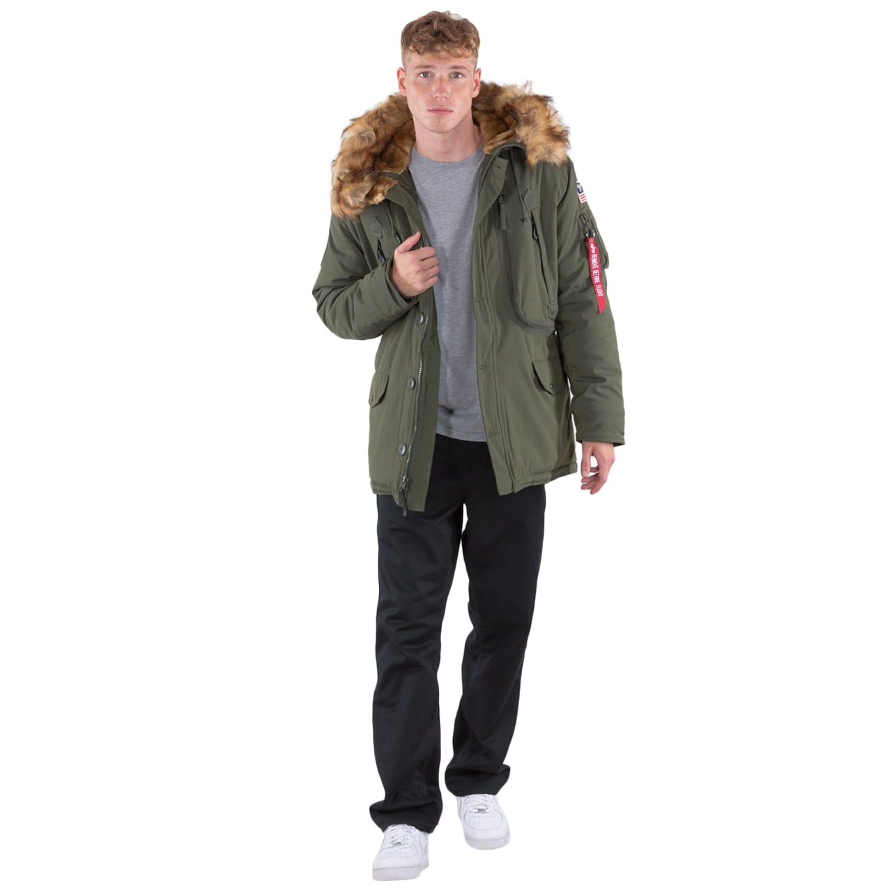 Alpha Industries - Polar Jacket - Jacke - Dark Green