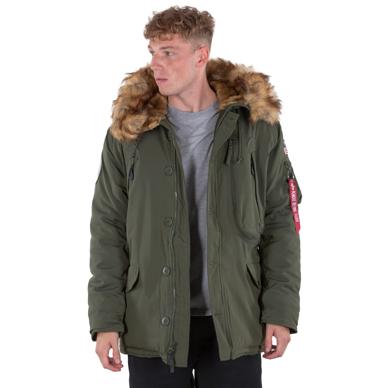 Alpha Industries - Polar Jacket - Jacke - Dark Green