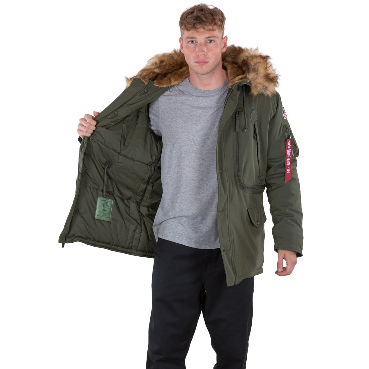 Alpha Industries - Polar Jacket - Jacke - Dark Green