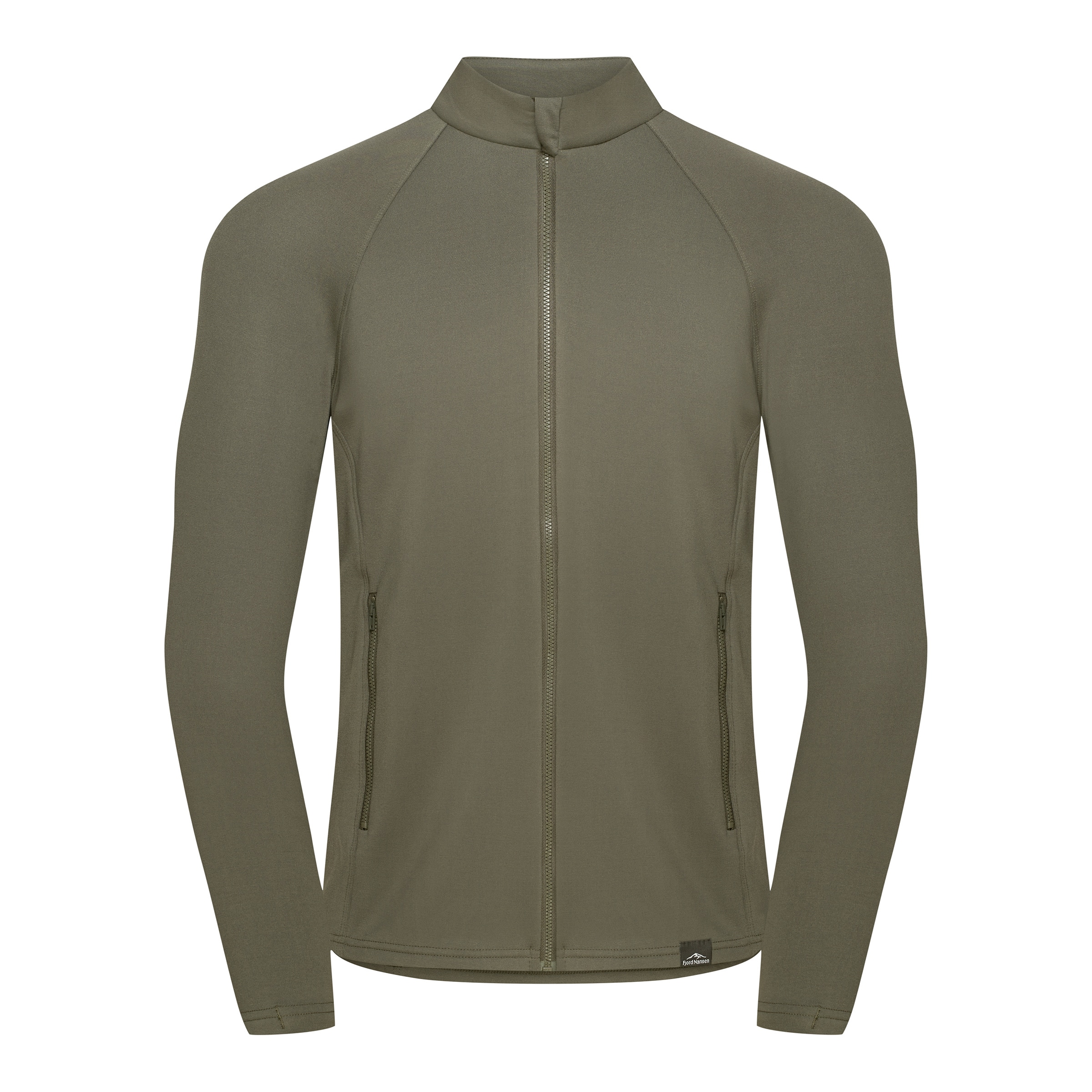 Fjord Nansen - VIK Full ZIP - Sweatshirt - Forest Olive