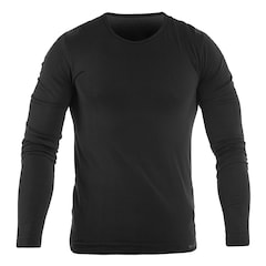 Brubeck - Langarmshirt Comfort Cotton - Schwarz